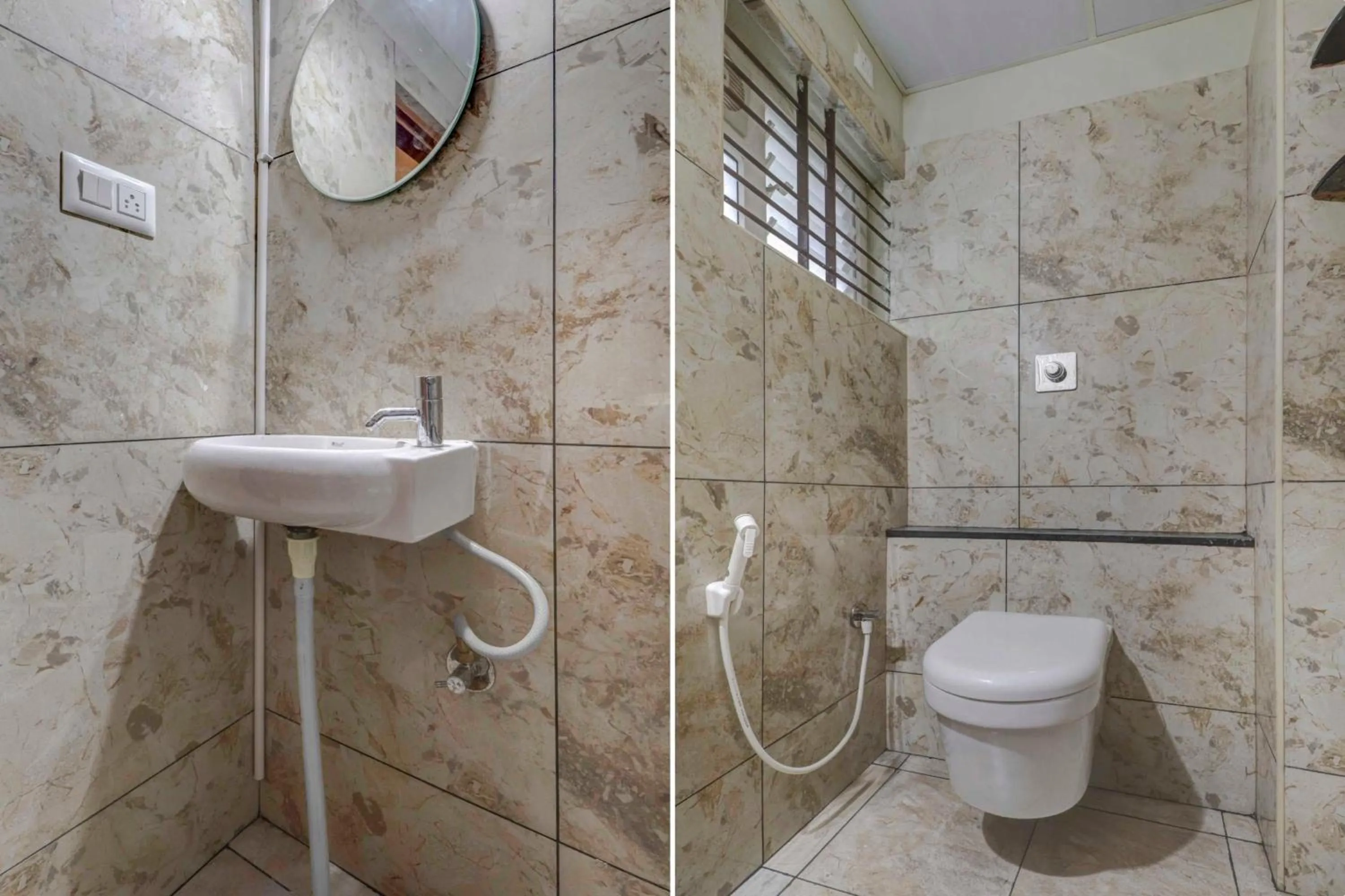 Bathroom in Collection O Global Stay Near Kengeri Bus Terminal Metro Station