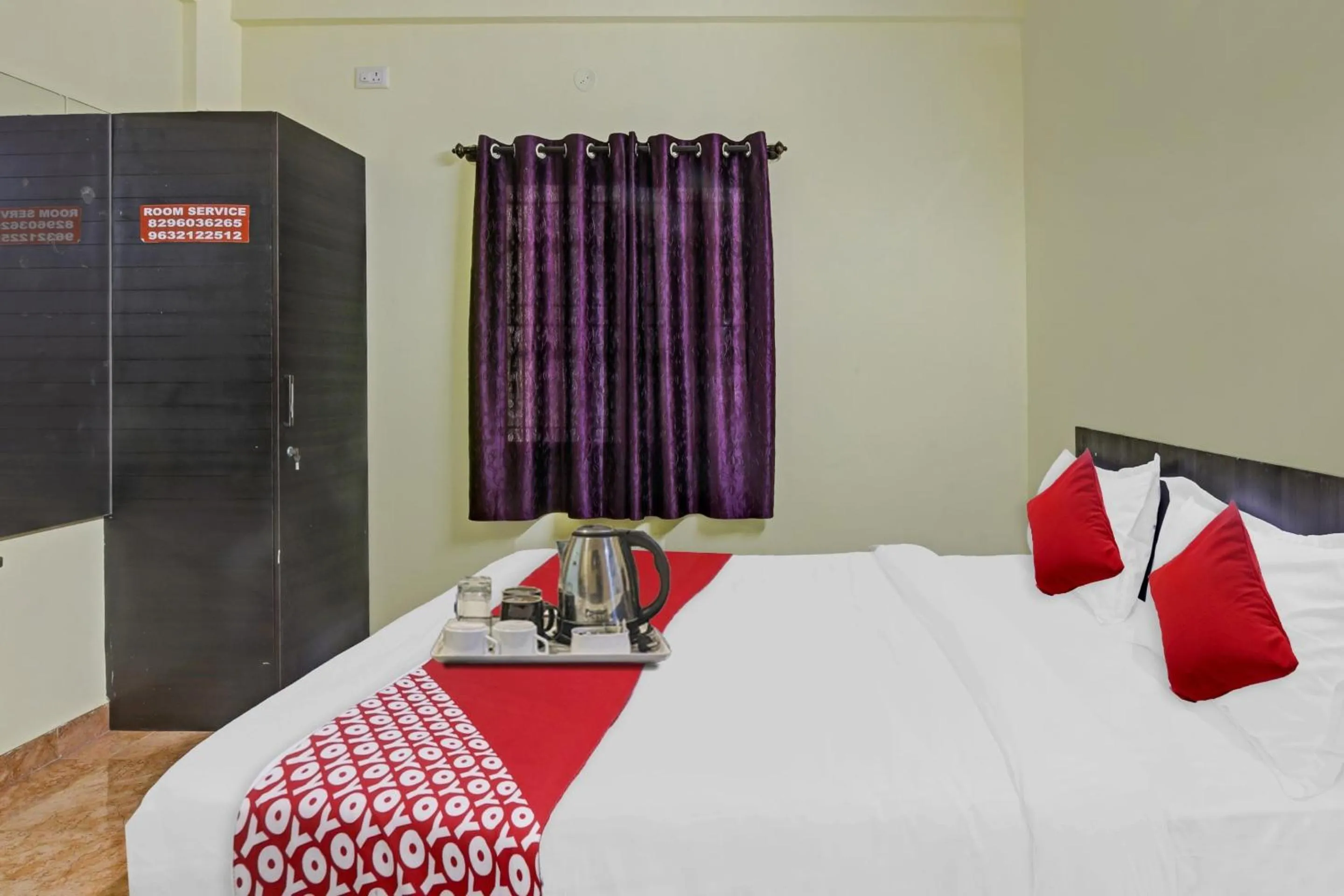 Bedroom in Hotel O Honnagiri Residency