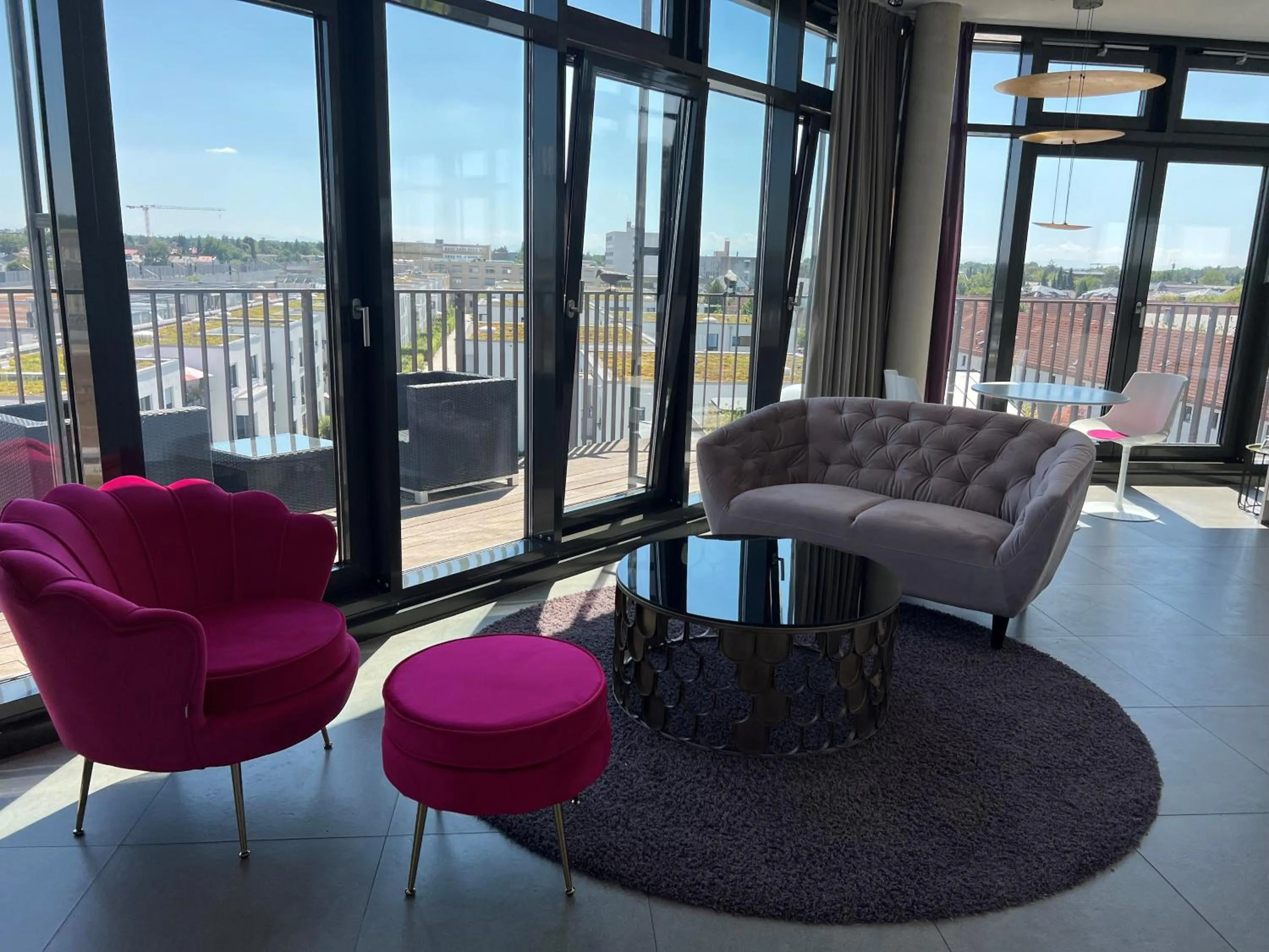 Living room in Hotel im Bunker