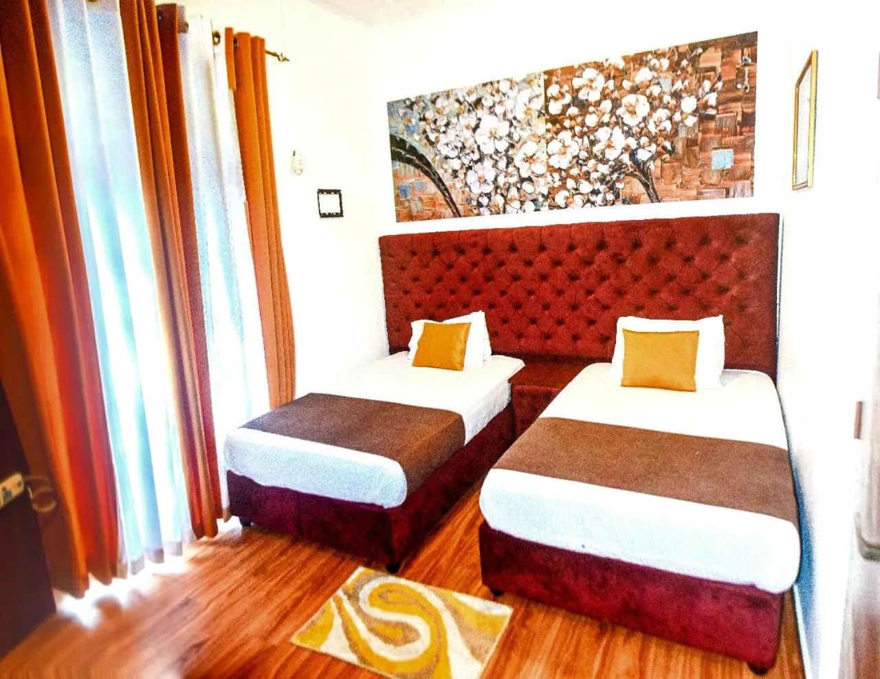 Bed in Seyara Holiday Resort