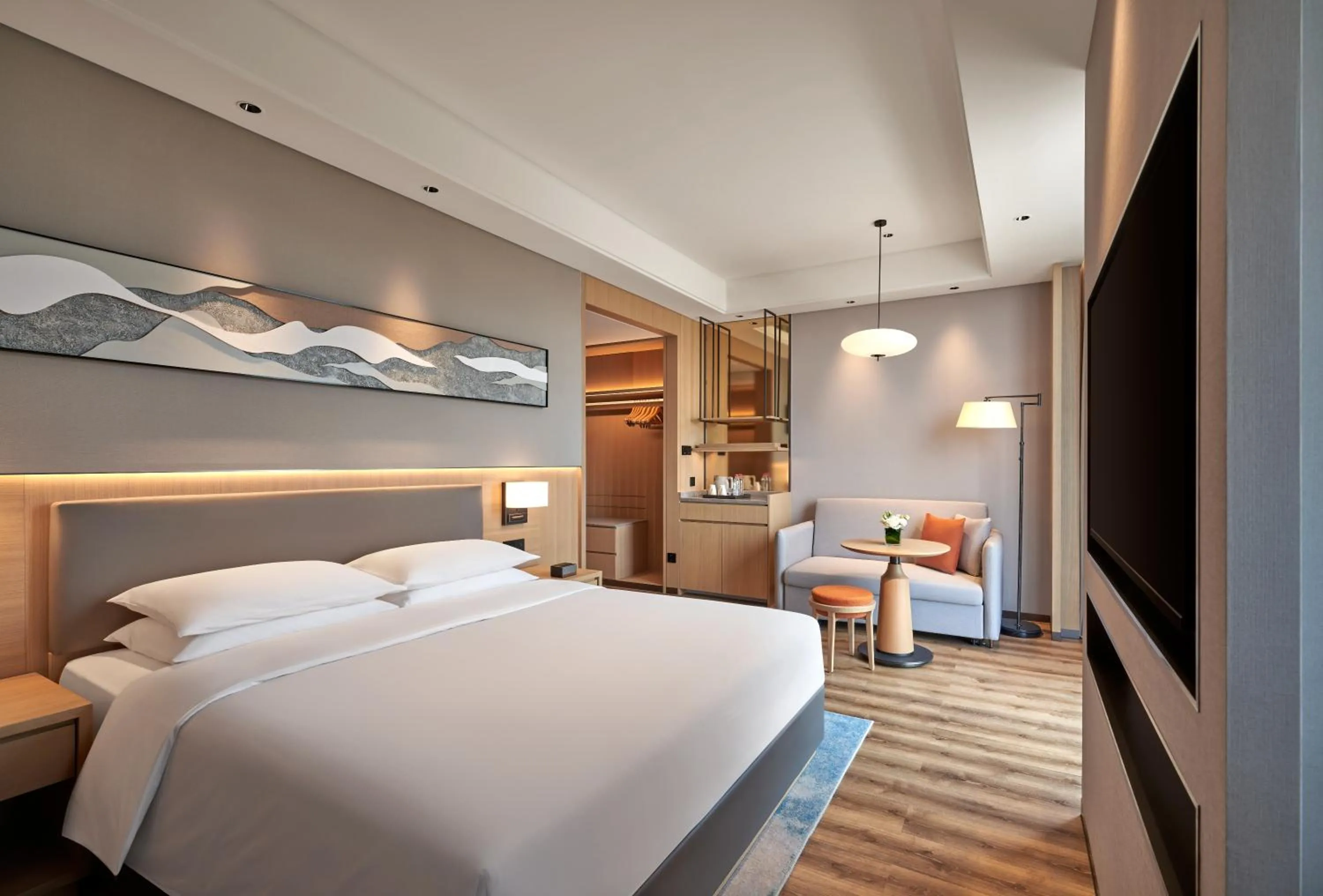 Bed in Hyatt Place Huangshan Train Station