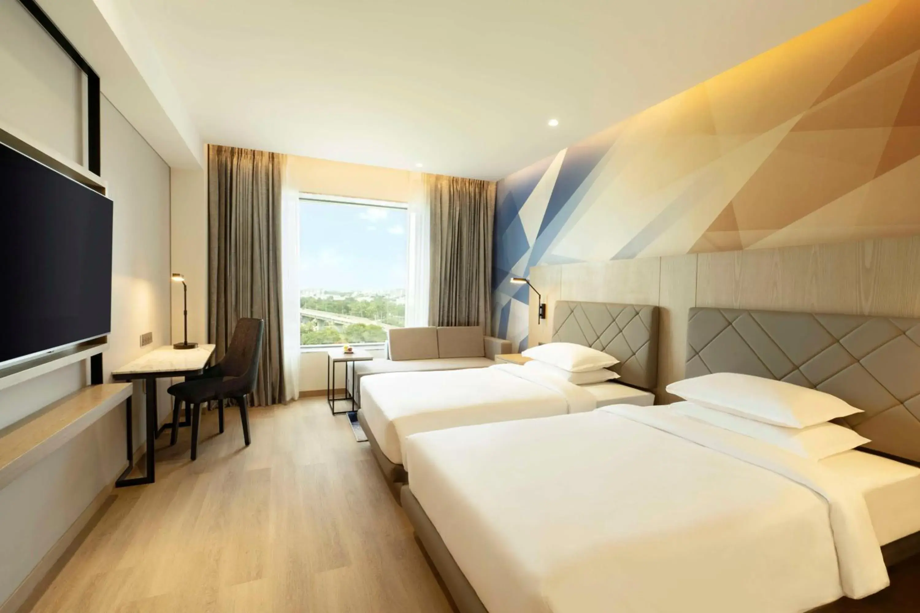 Twin Room with View - single occupancy in Hyatt Place Bharuch Twin Room with View - single occupancy in Hyatt Place Bharuch