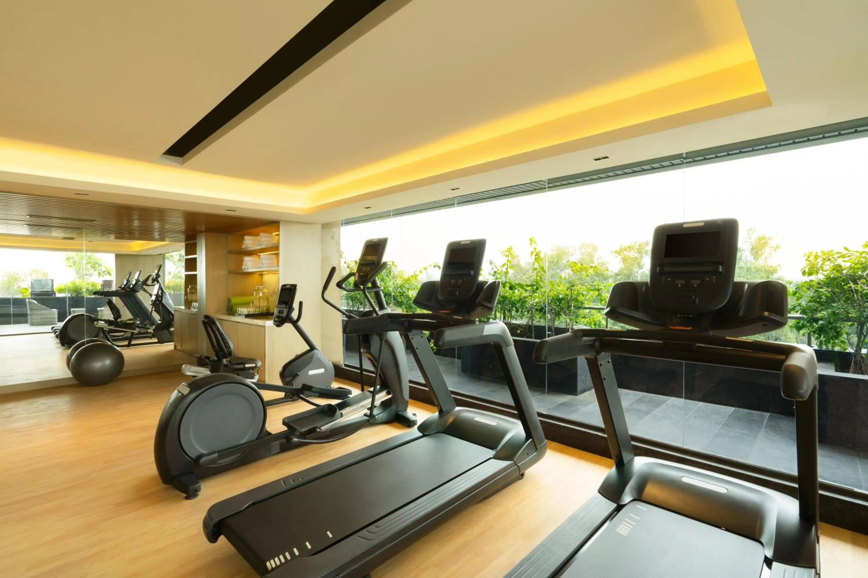 Fitness centre/facilities in Hyatt Place Bharuch