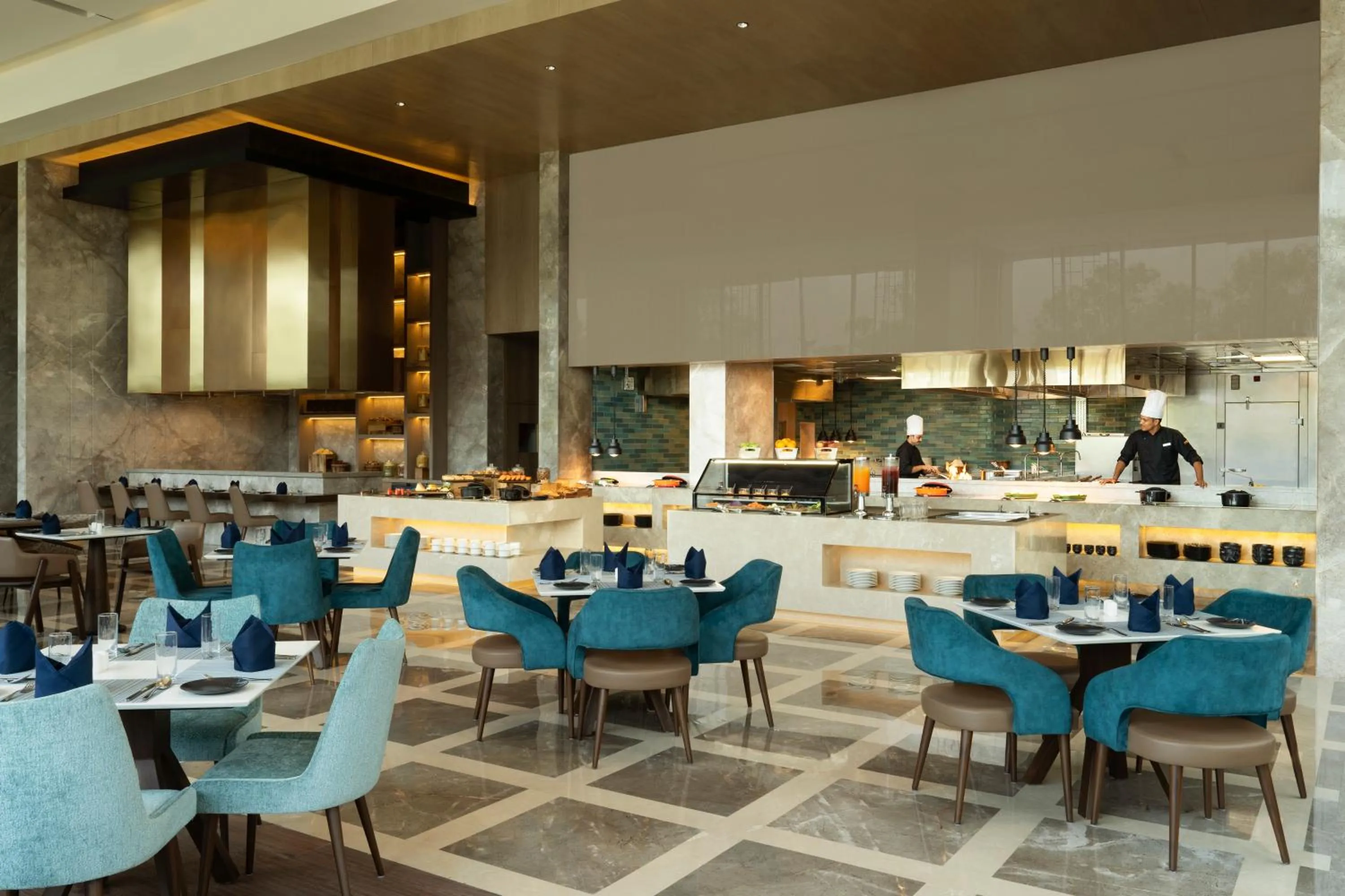 Restaurant/places to eat in Hyatt Place Bharuch