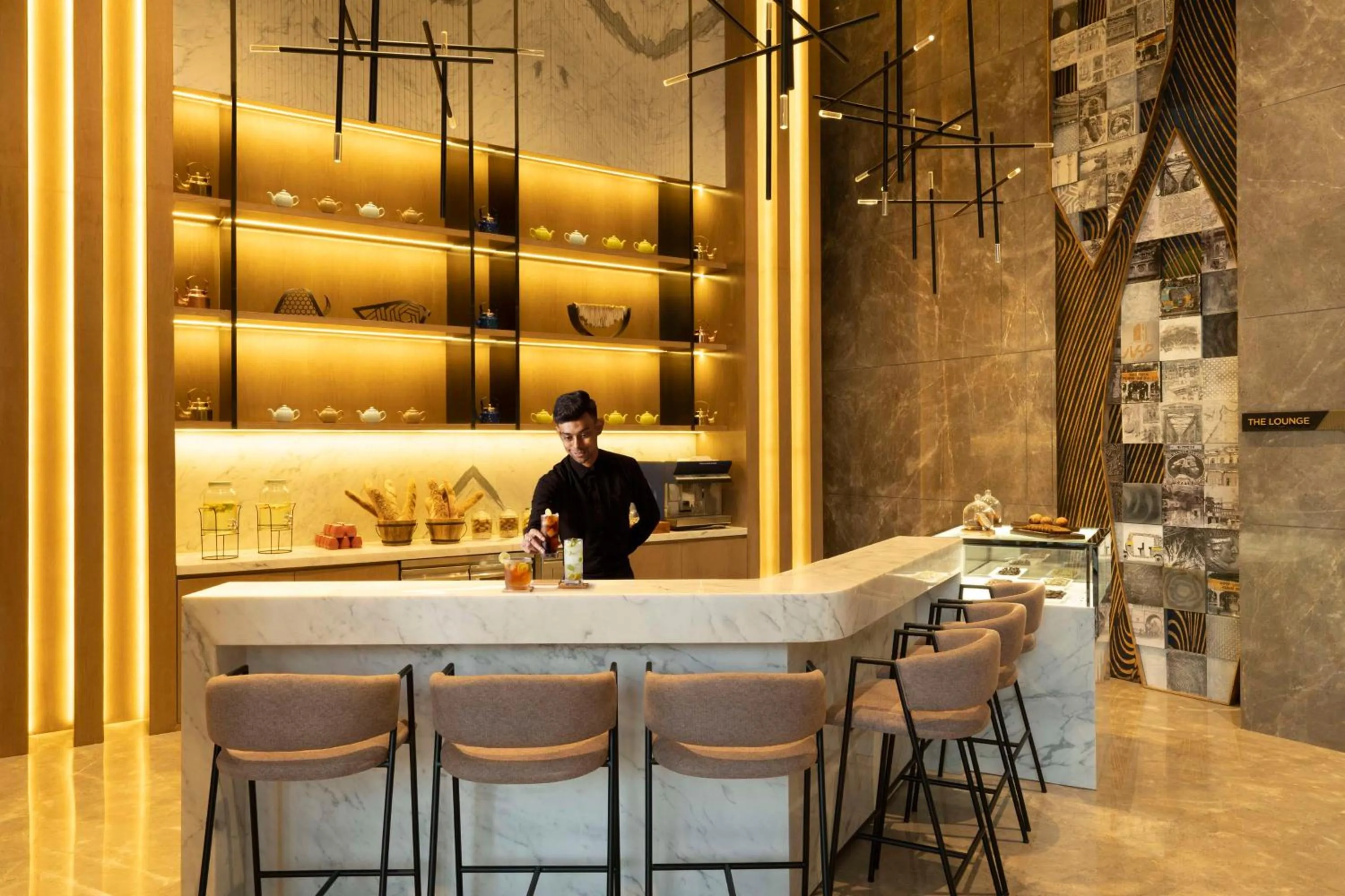 Lounge or bar in Hyatt Place Bharuch