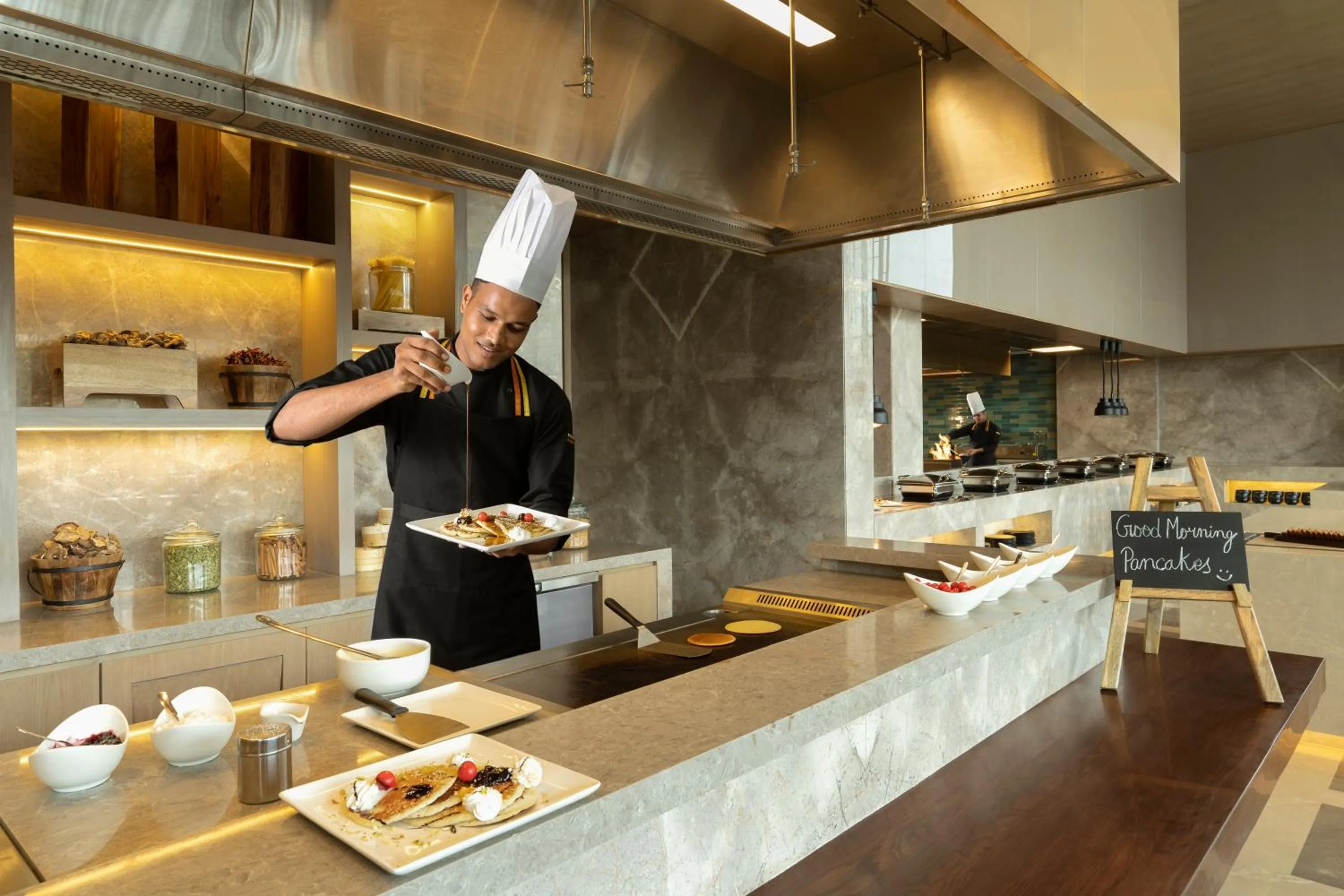 Restaurant/places to eat in Hyatt Place Bharuch