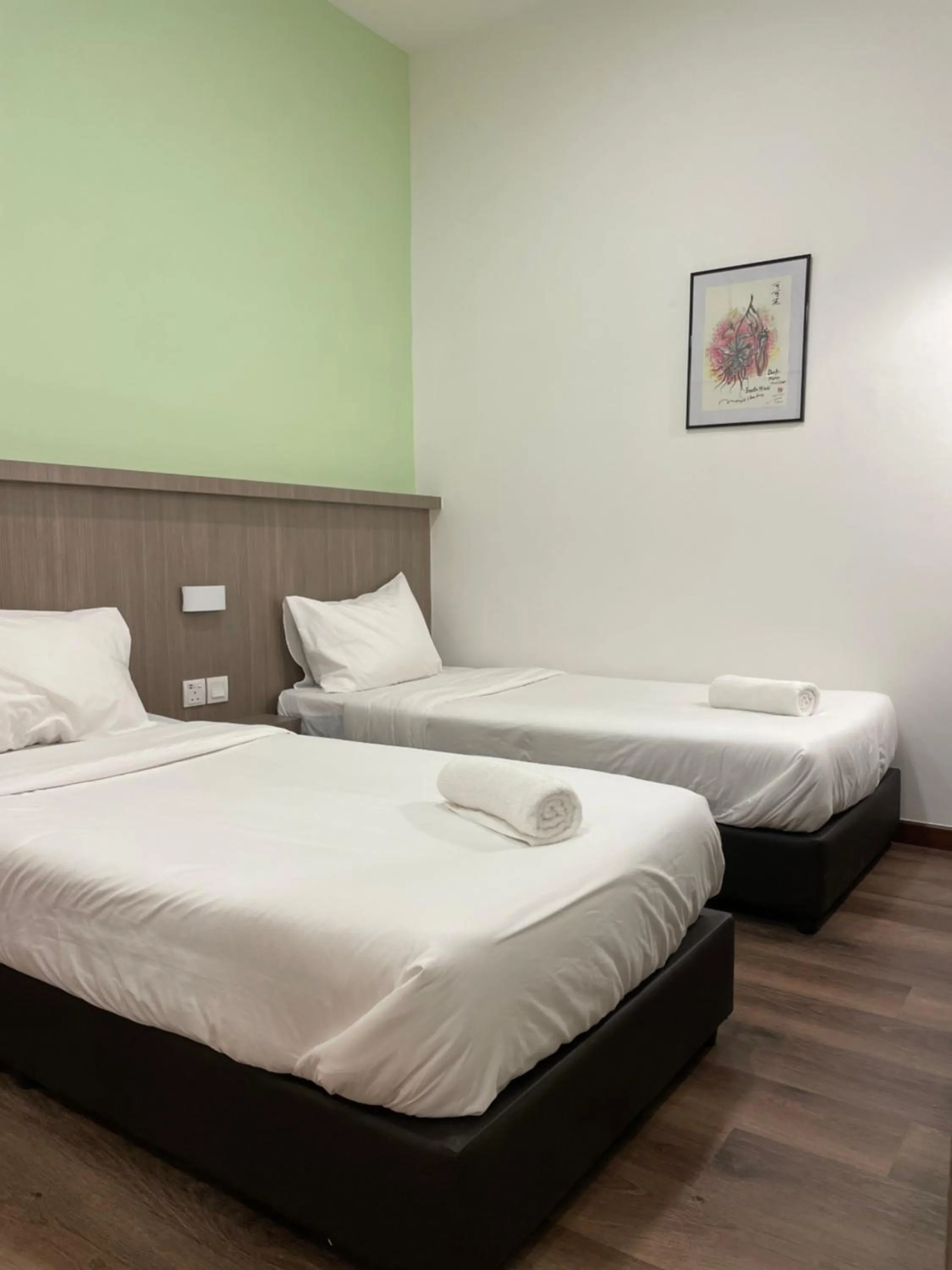 Bed in BENUTTEN 99 HOTEL