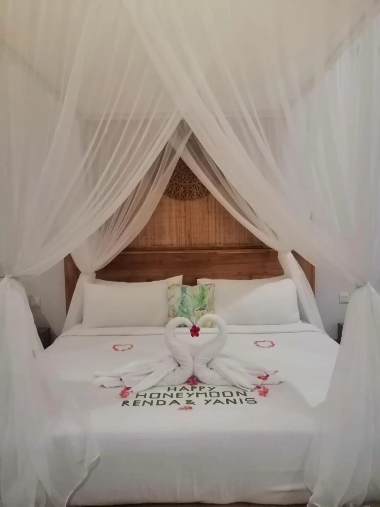 Bed in Sawitri Anandhita Luxury Villas