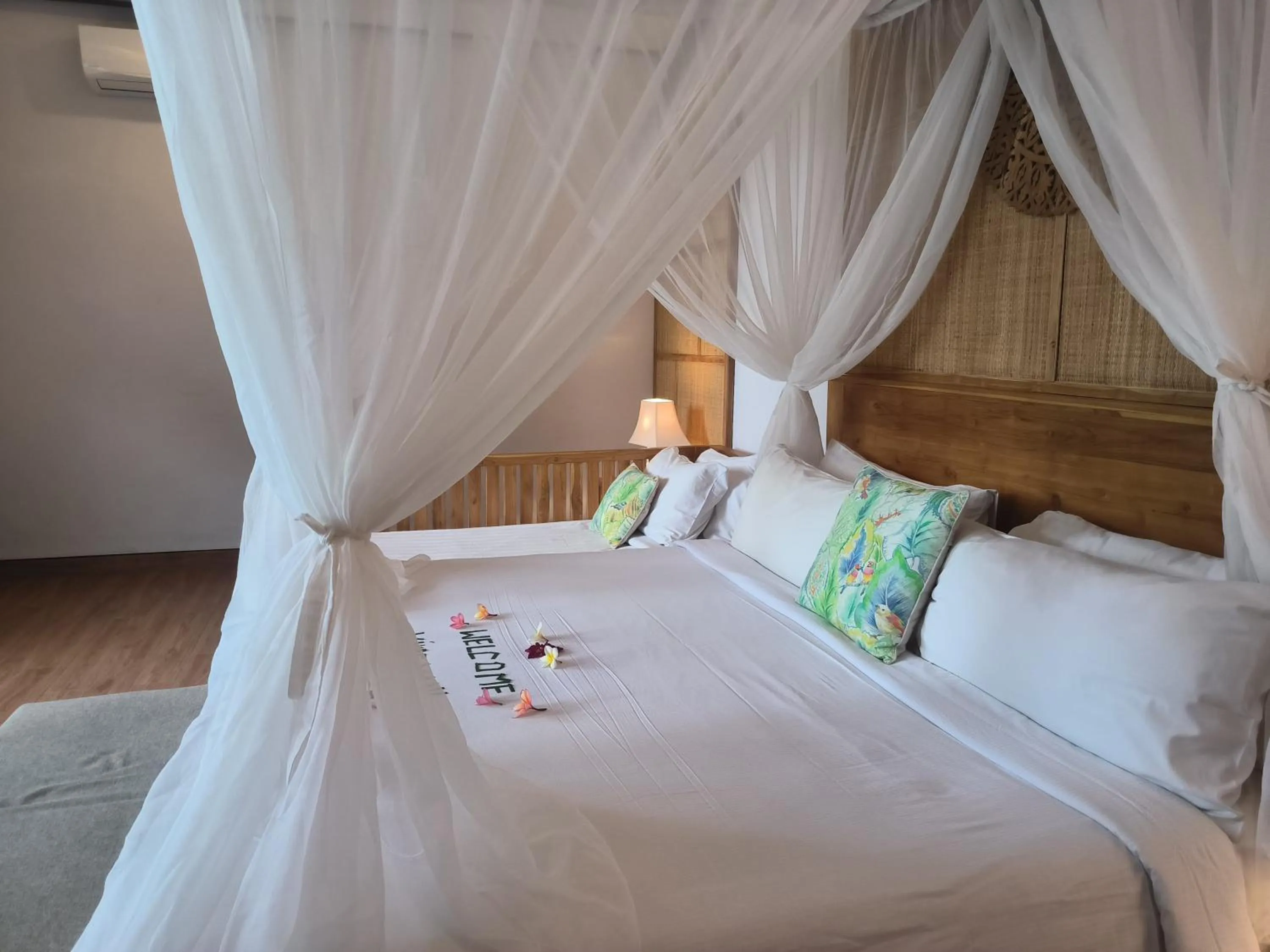 Bed in Sawitri Anandhita Luxury Villas