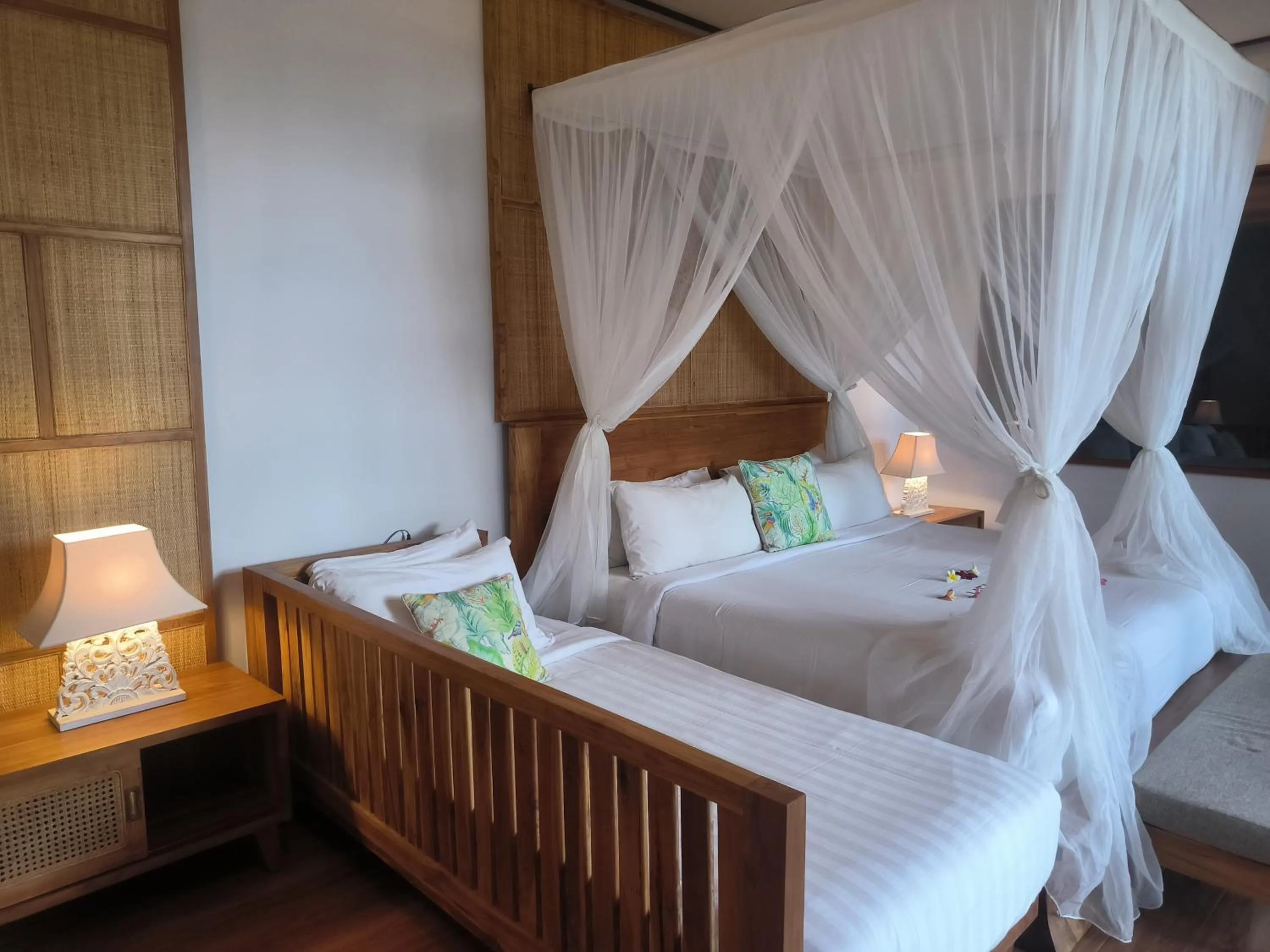 Bed in Sawitri Anandhita Luxury Villas