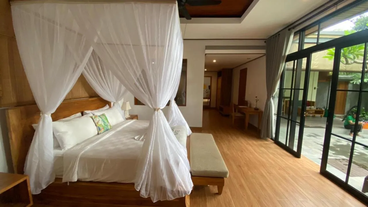 Bed in Sawitri Anandhita Luxury Villas