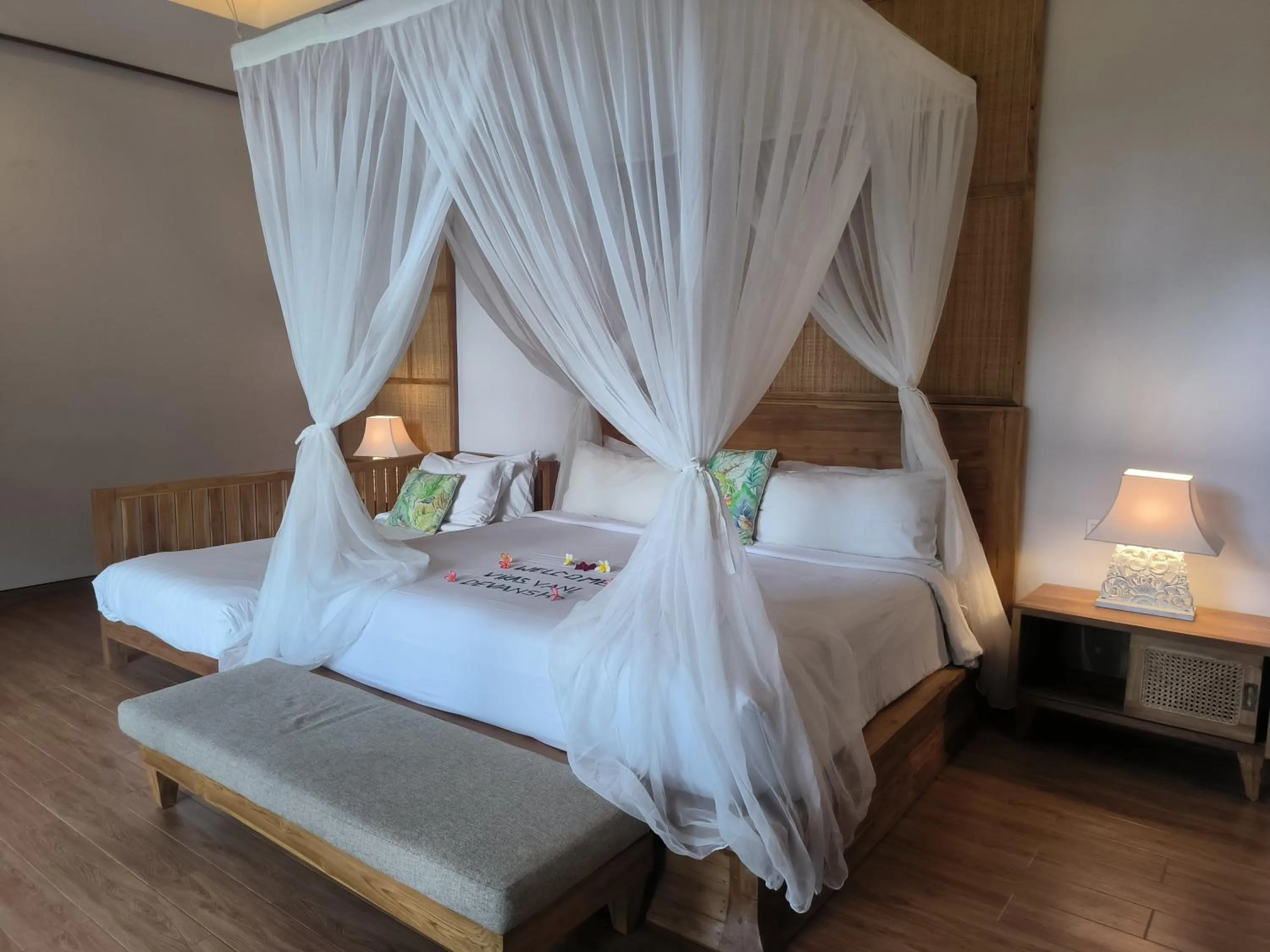 Bed in Sawitri Anandhita Luxury Villas