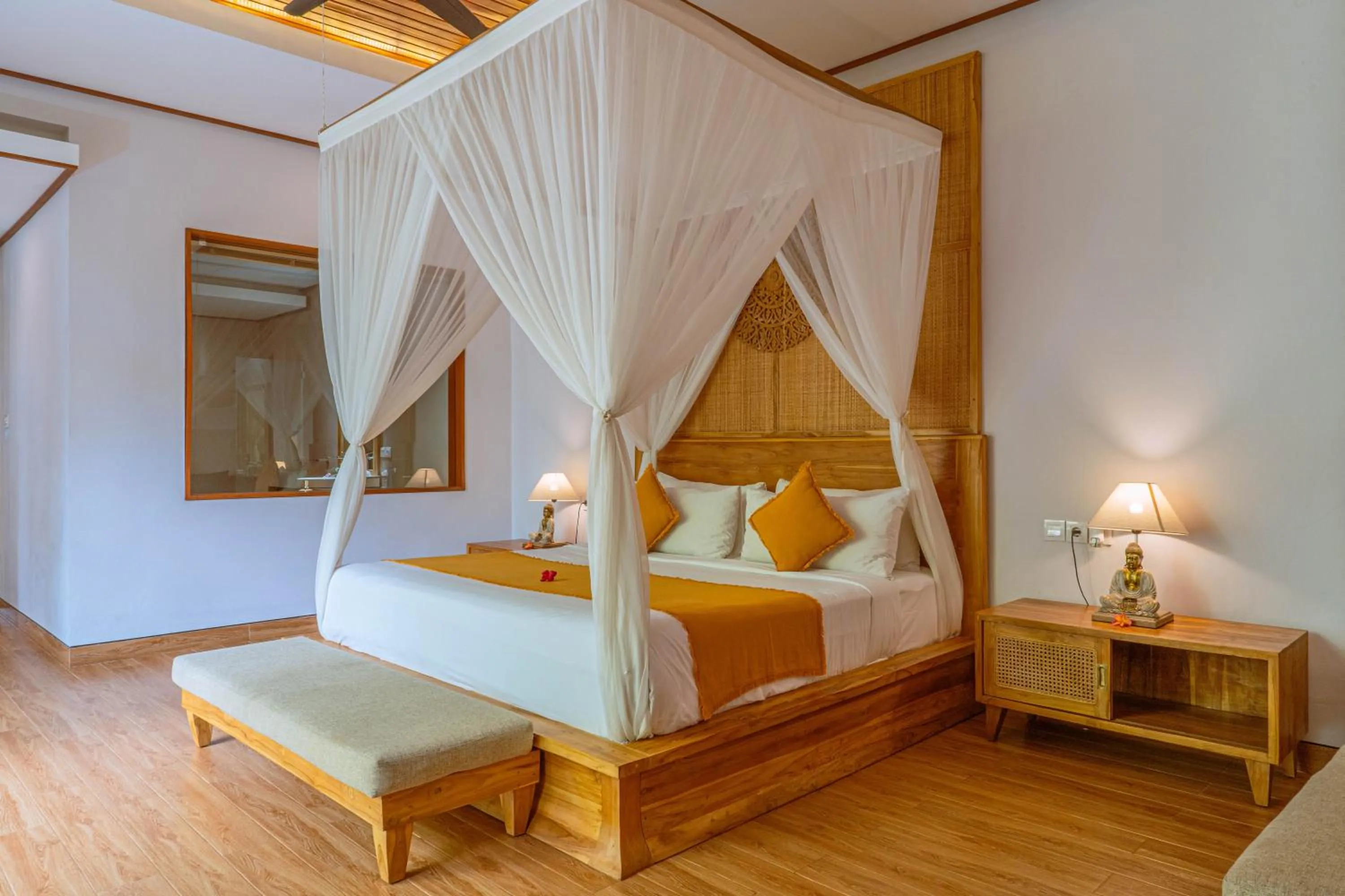 Bed in Sawitri Anandhita Luxury Villas
