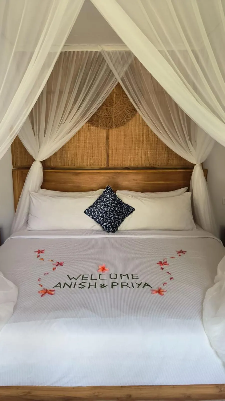 Bed in Sawitri Anandhita Luxury Villas