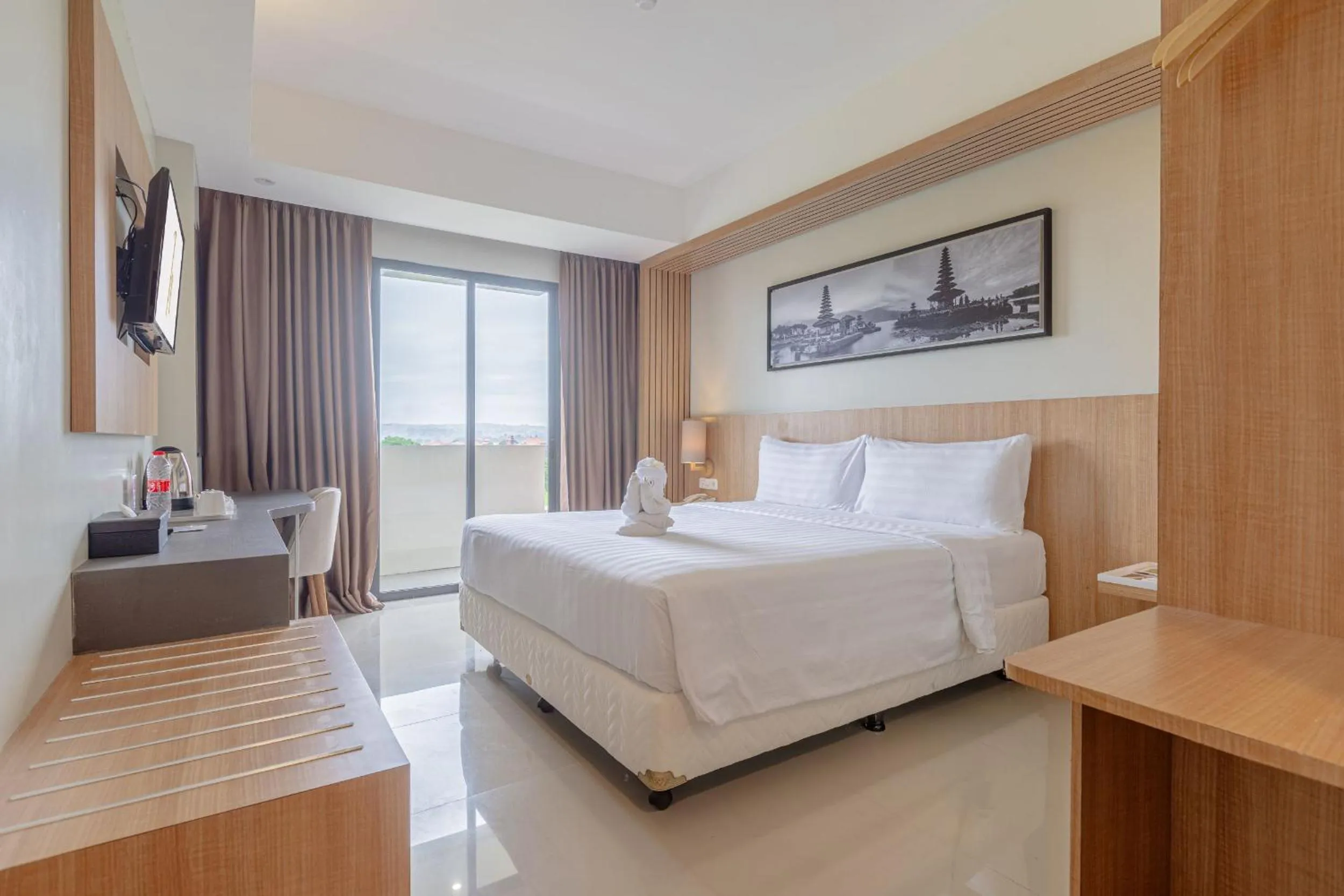 Bedroom, Bed in Horison Le Aman Bali