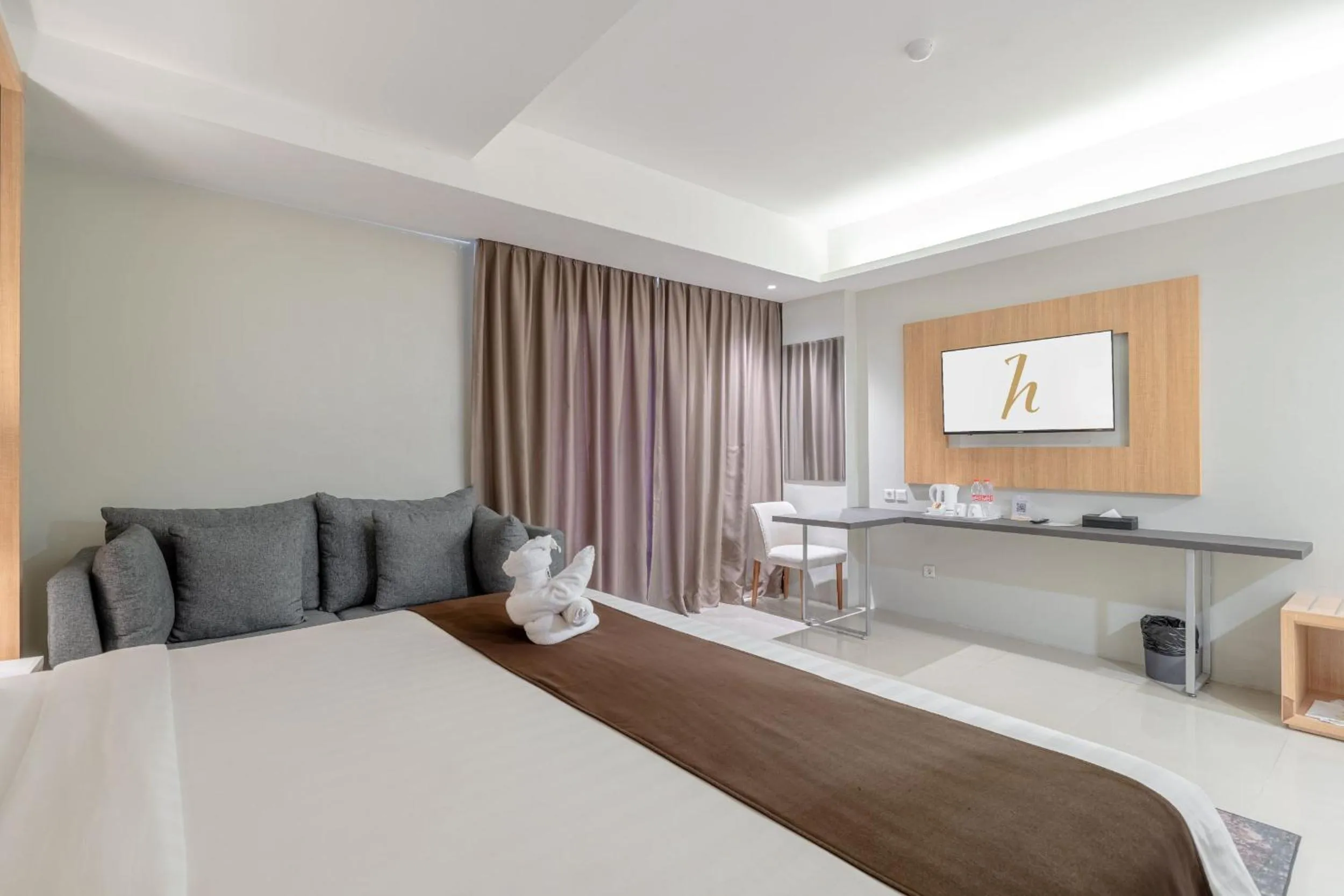 Bedroom, Bed in Horison Le Aman Bali