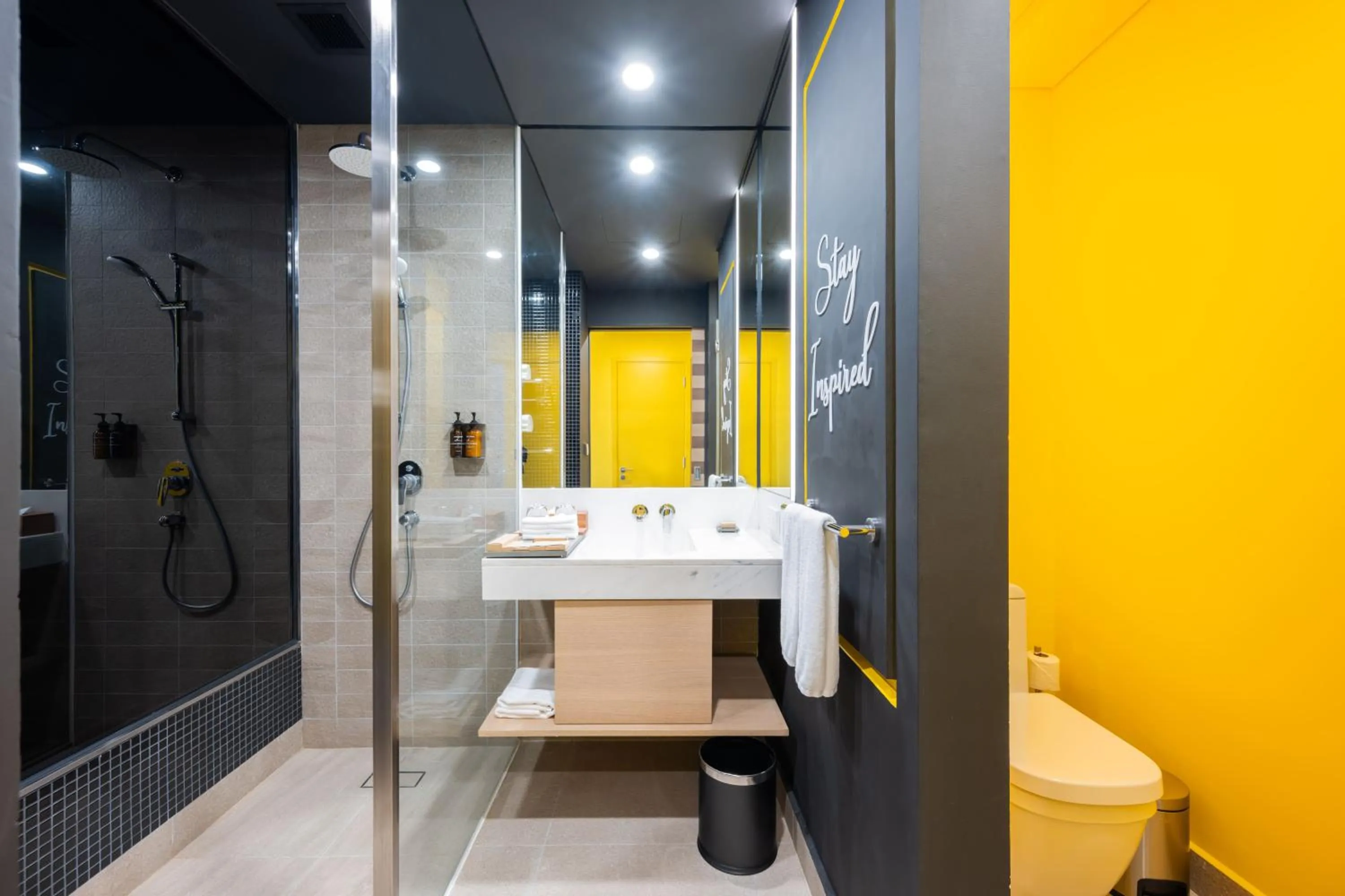 Bathroom in SUN & MOON, Riverside Hotel