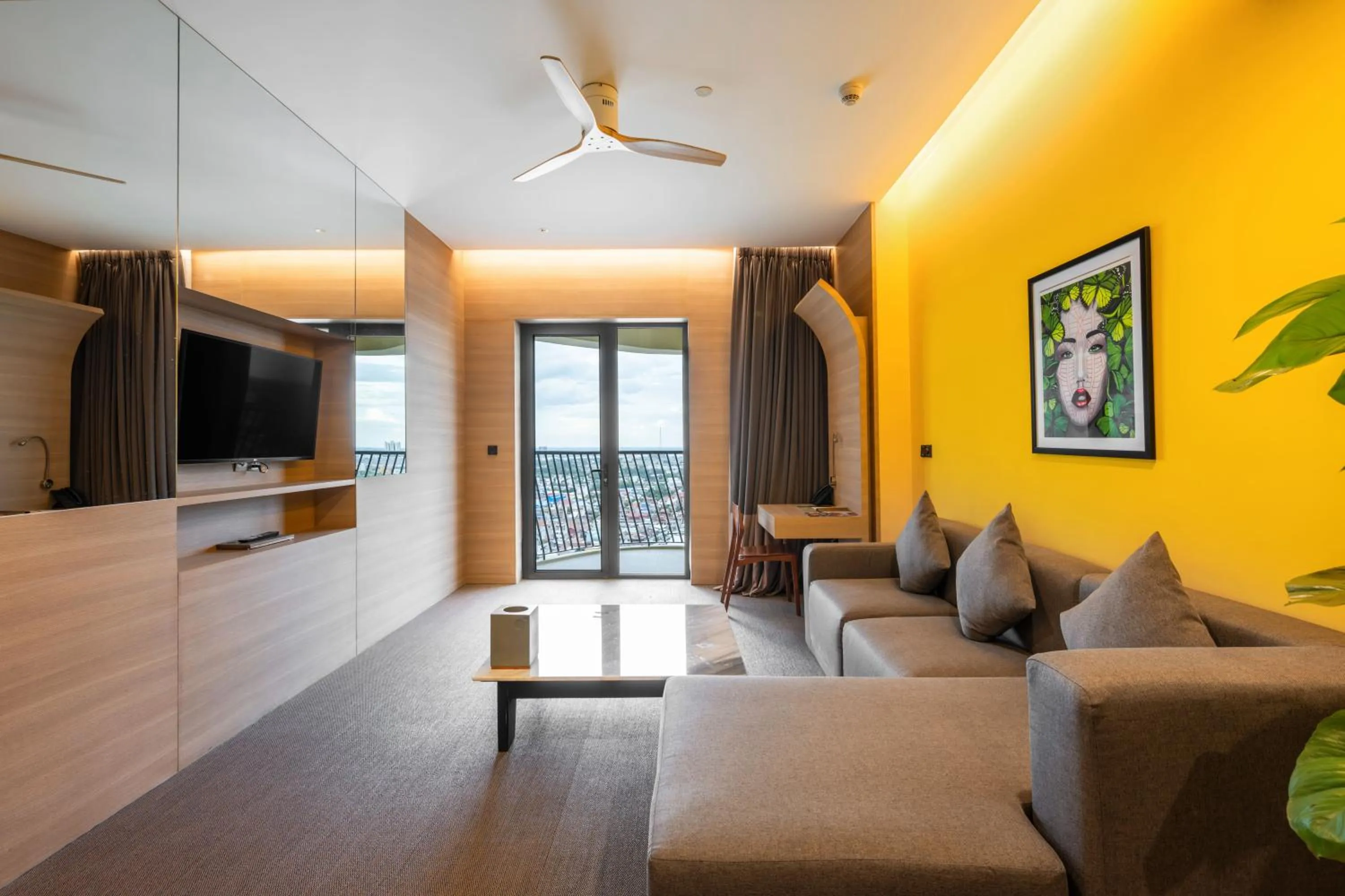 Seating area in SUN & MOON, Riverside Hotel