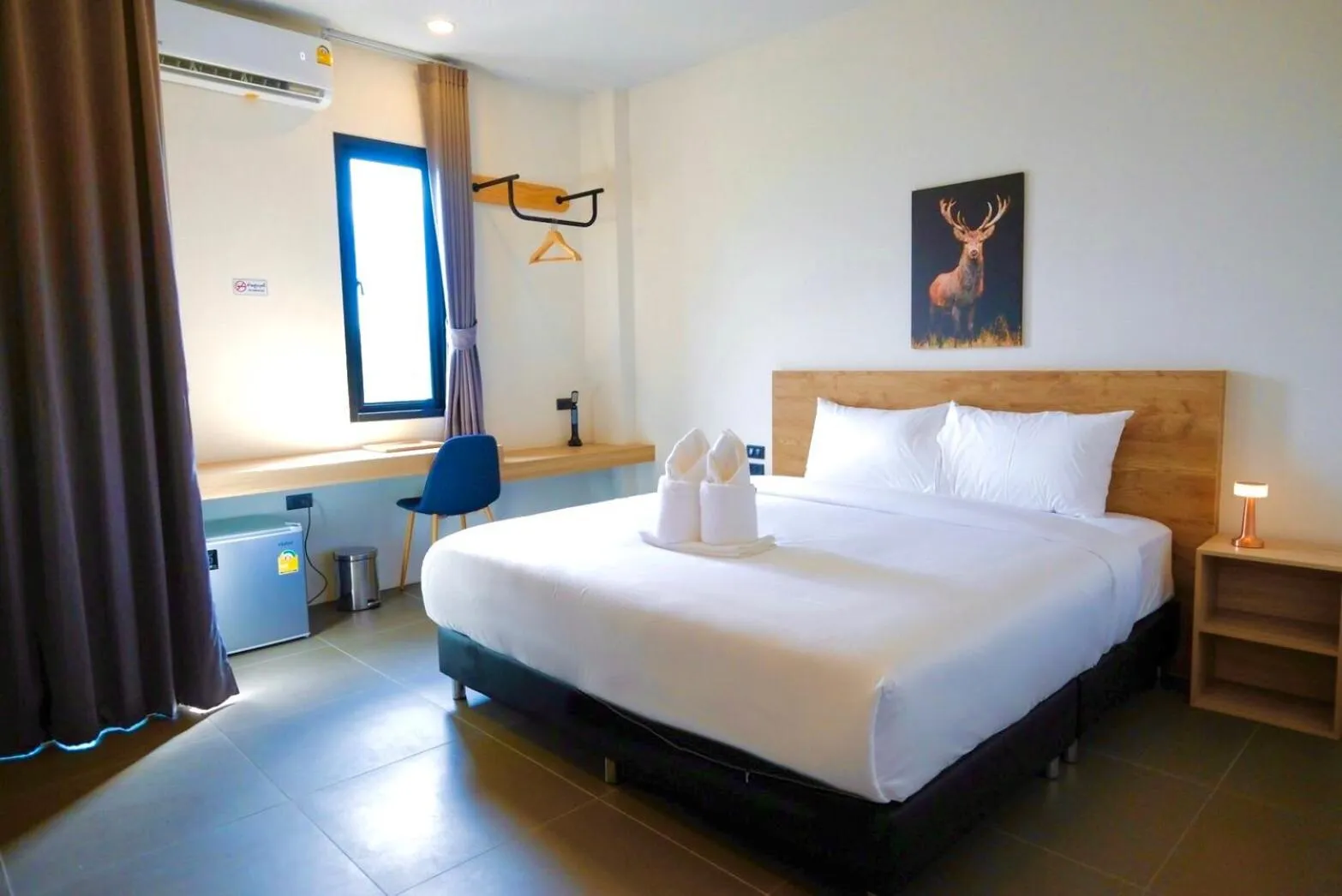 Bed in Double J Hotel