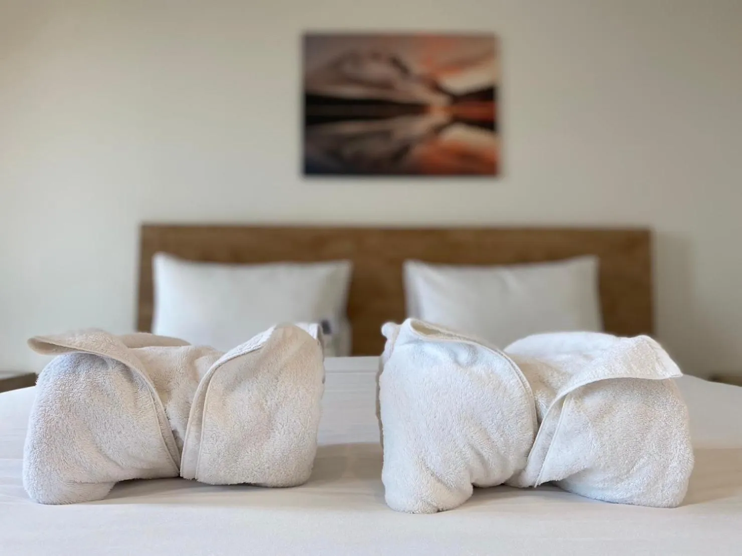 Bed in Double J Hotel