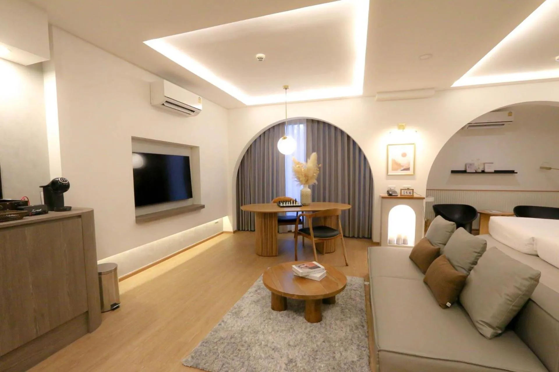 Seating area in R2 Hotel Chiangmai