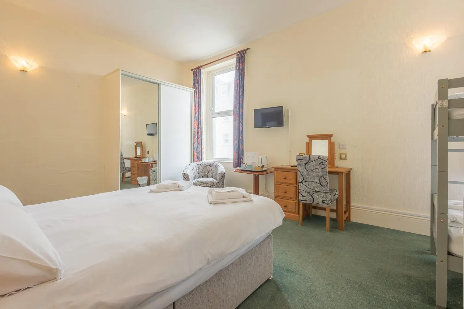 Bed in Falcon's Nest Hotel