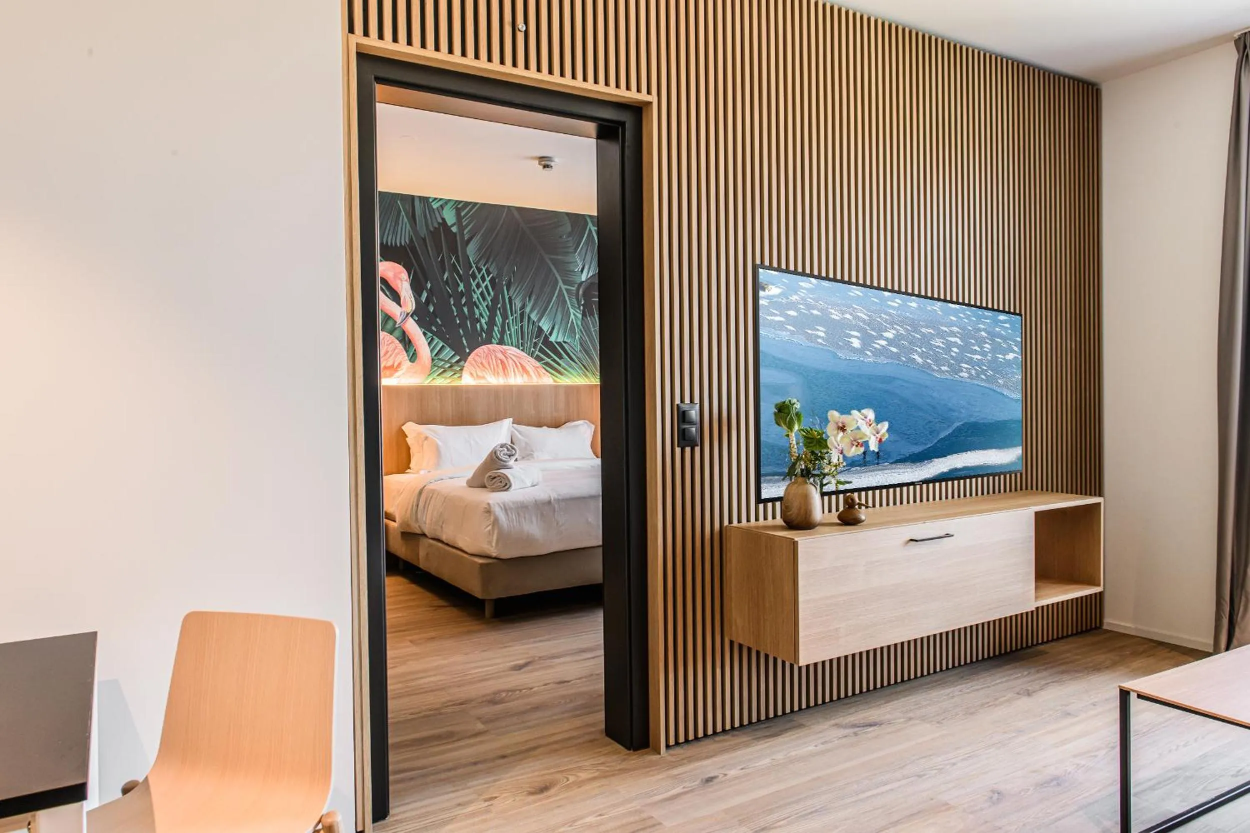 Bed in Afterwork Hotel