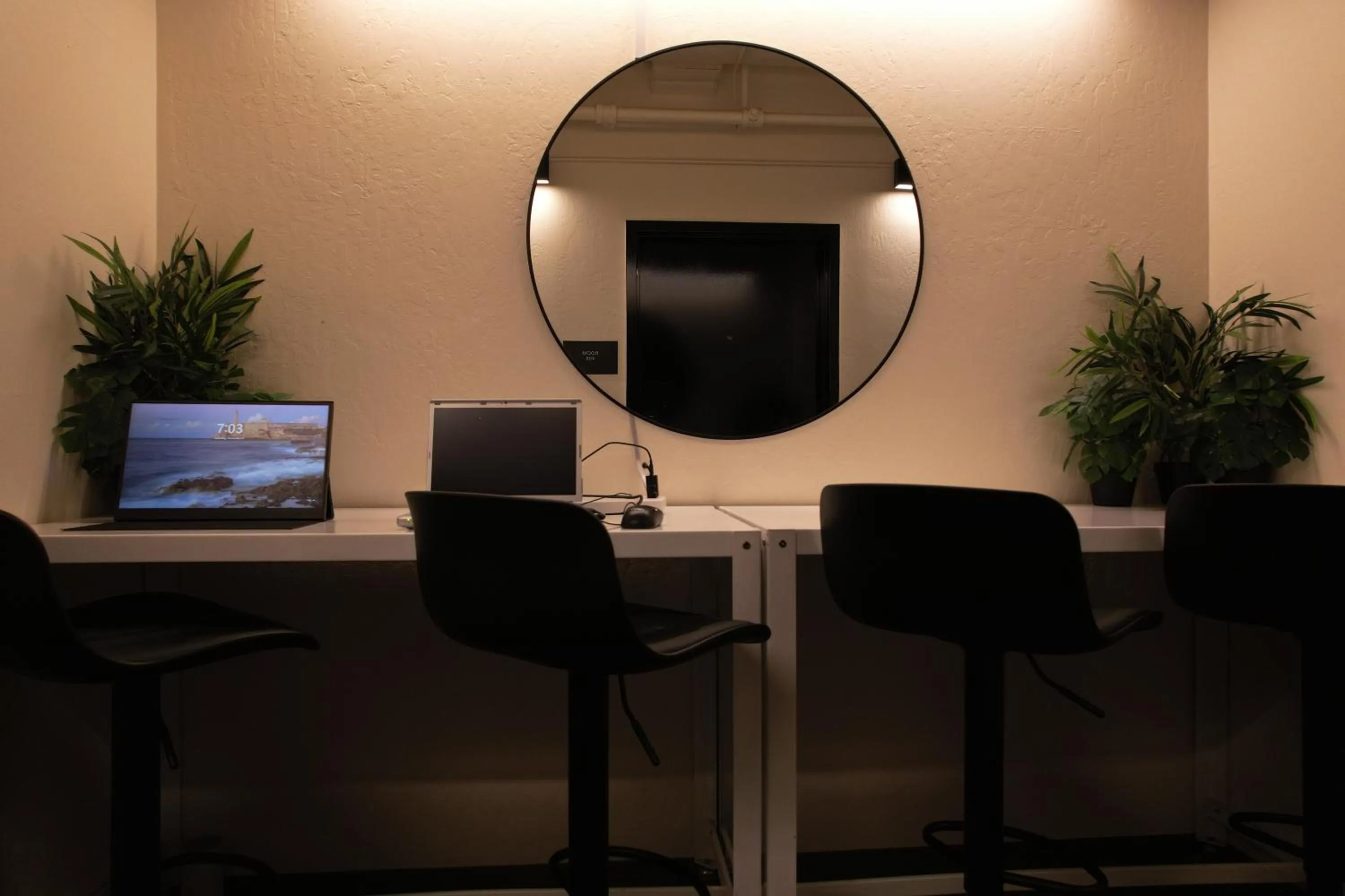 Seating area in Nap York San Francisco Sleep Station