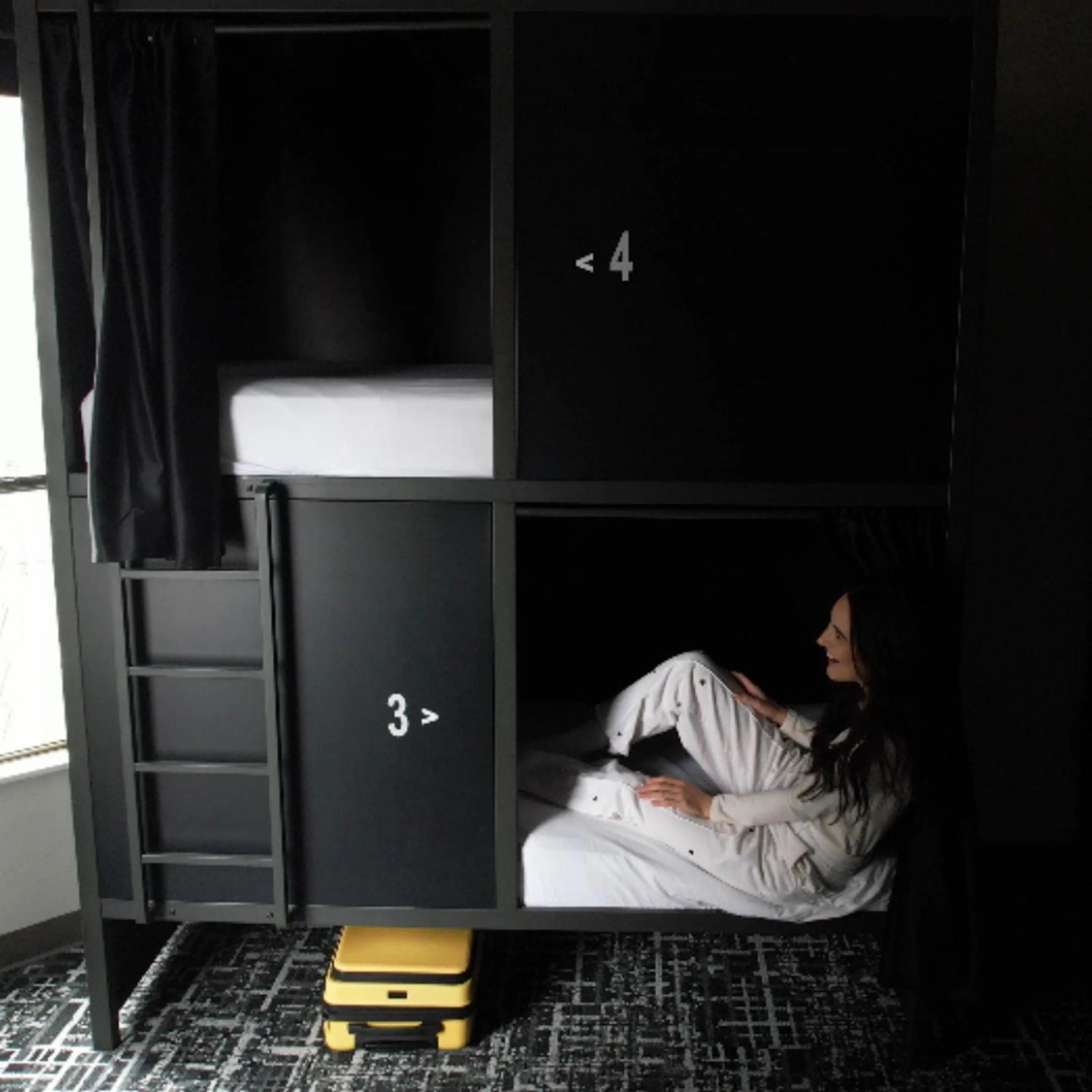 Bedroom, Bed in Nap York San Francisco Sleep Station