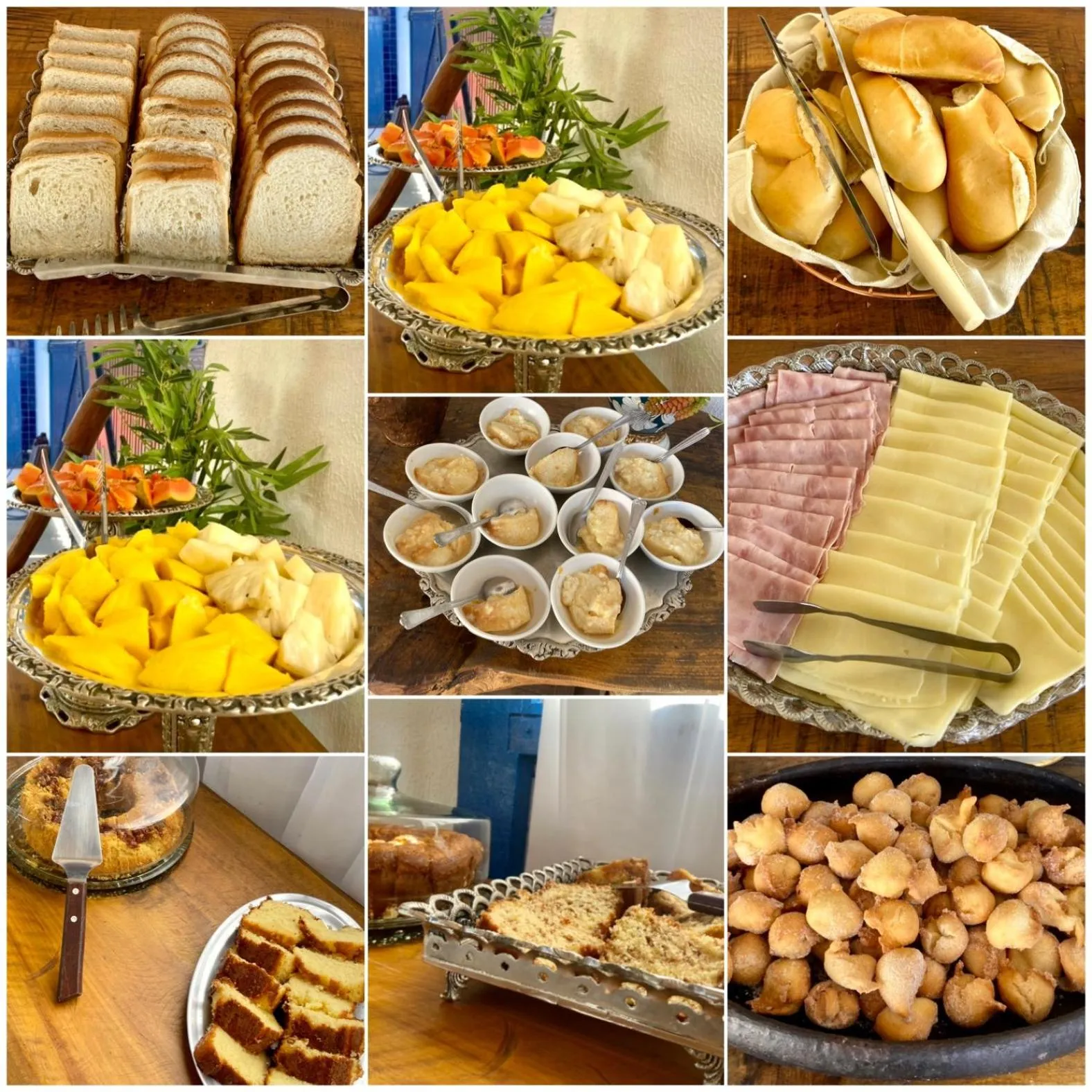 Buffet breakfast in Pousada Maresias de Geribá