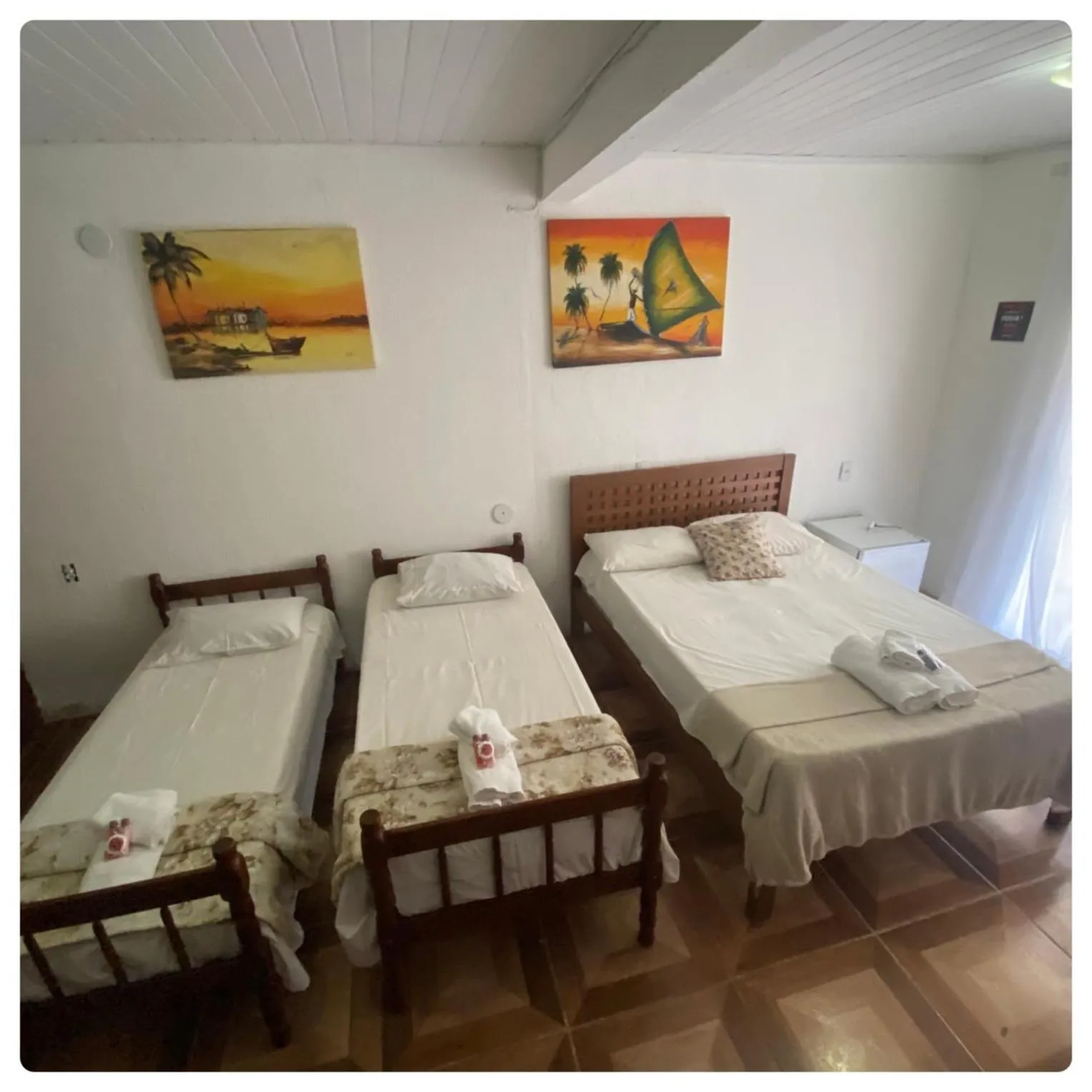 Bed in Pousada Maresias de Geribá