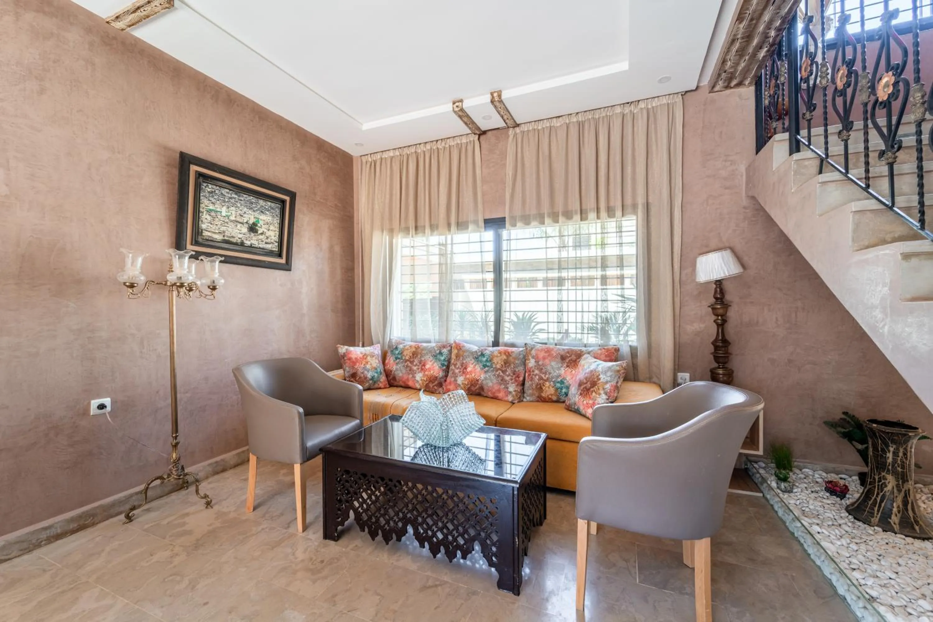 Living room in Riad Les Nuits De Fès