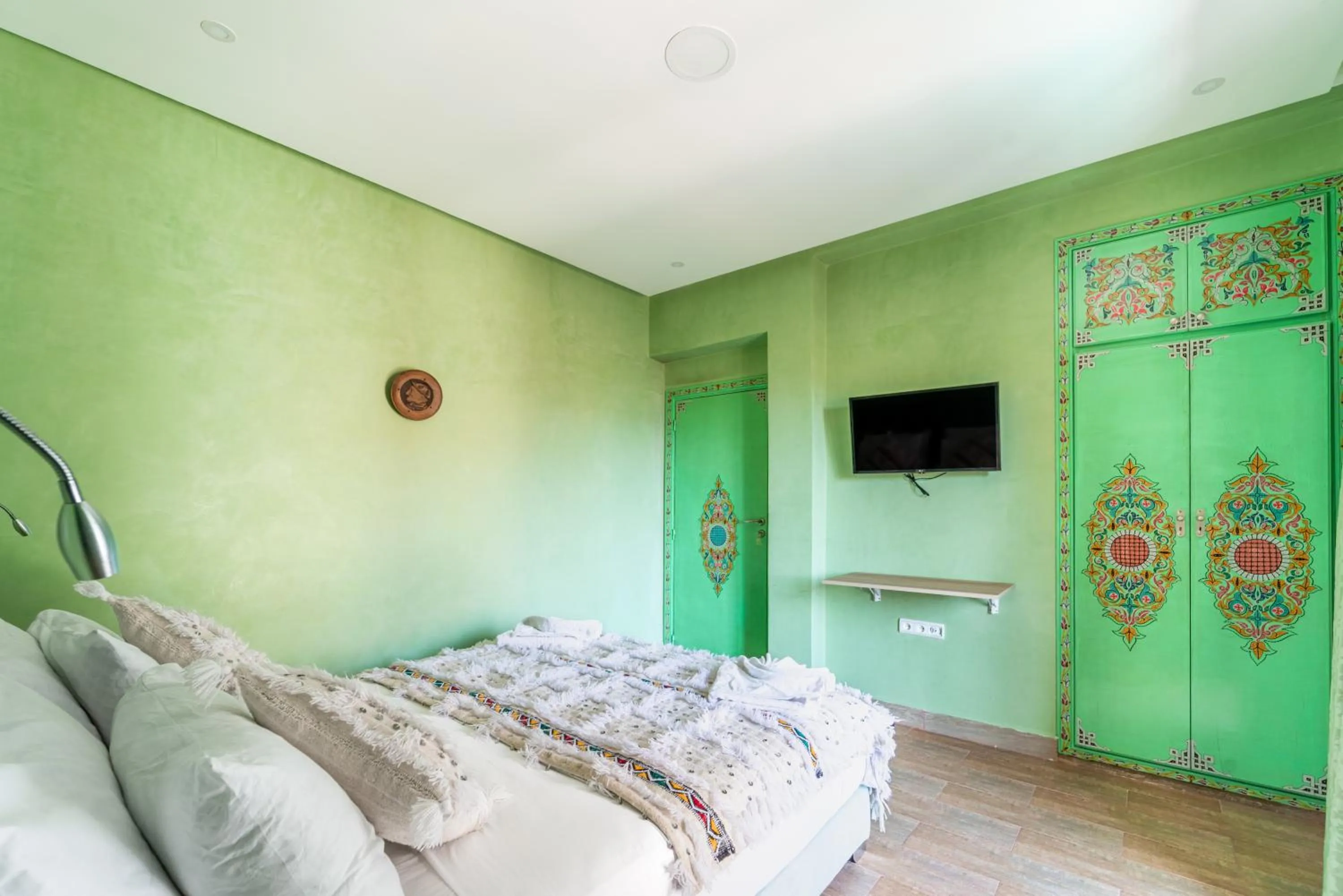 Bedroom, Bed in Riad Les Nuits De Fès