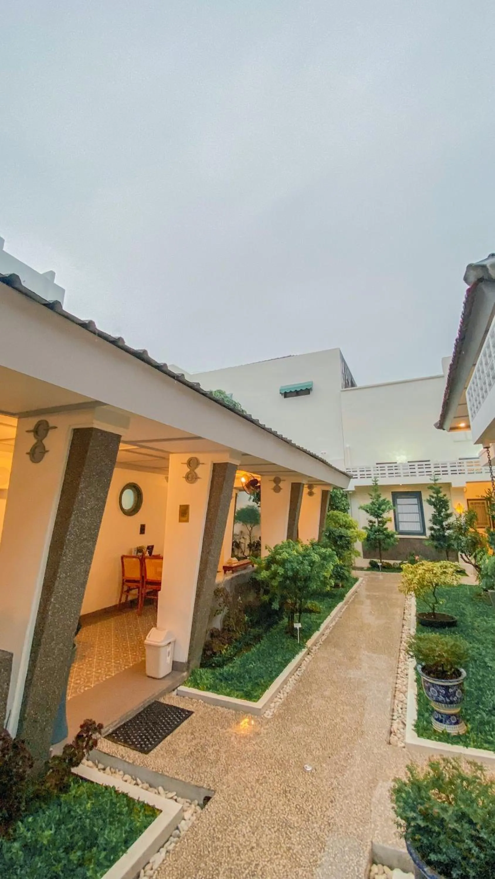 Garden view in CERIA HOTEL at Alun Alun Yogyakarta