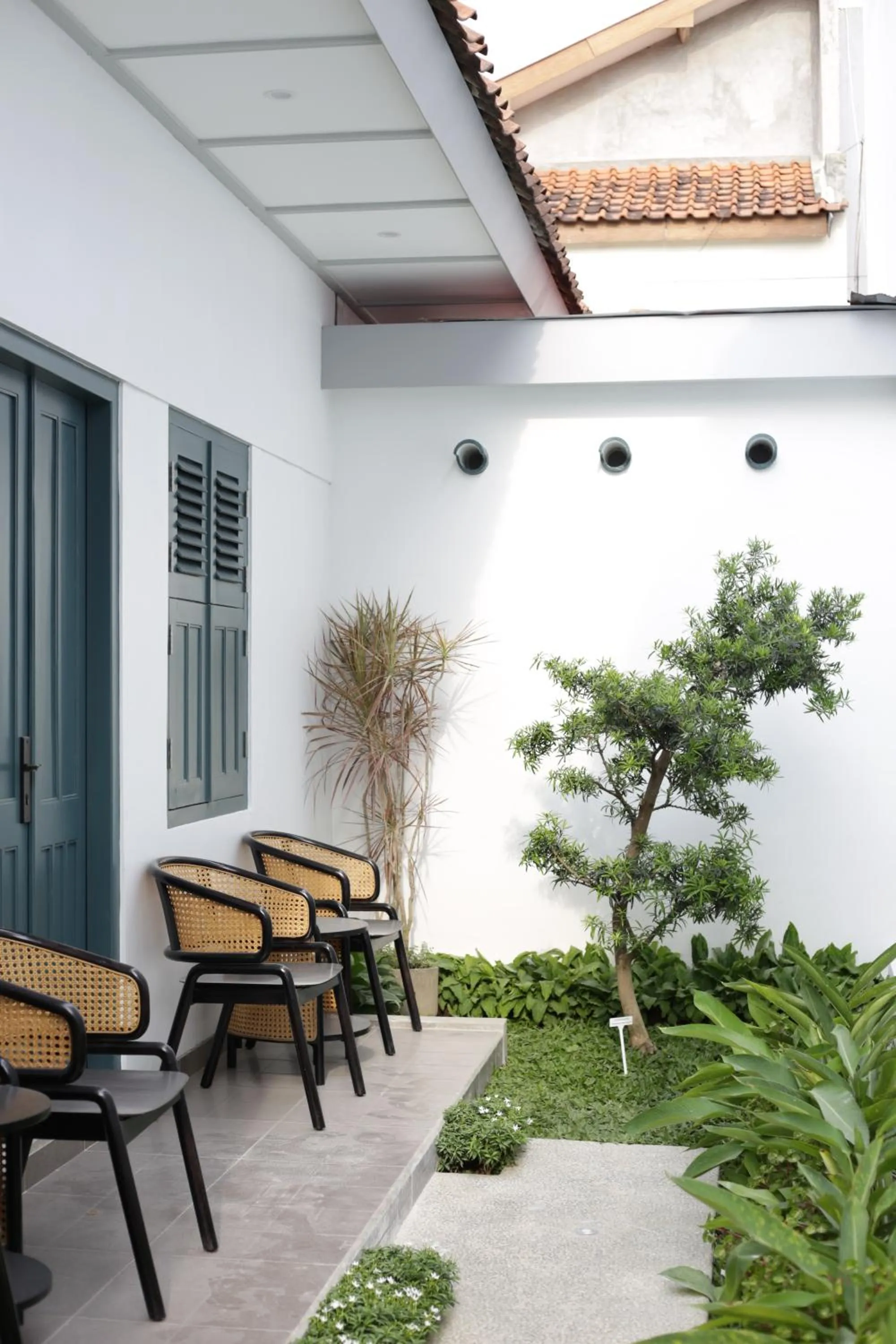 Garden in CERIA HOTEL at Alun Alun Yogyakarta