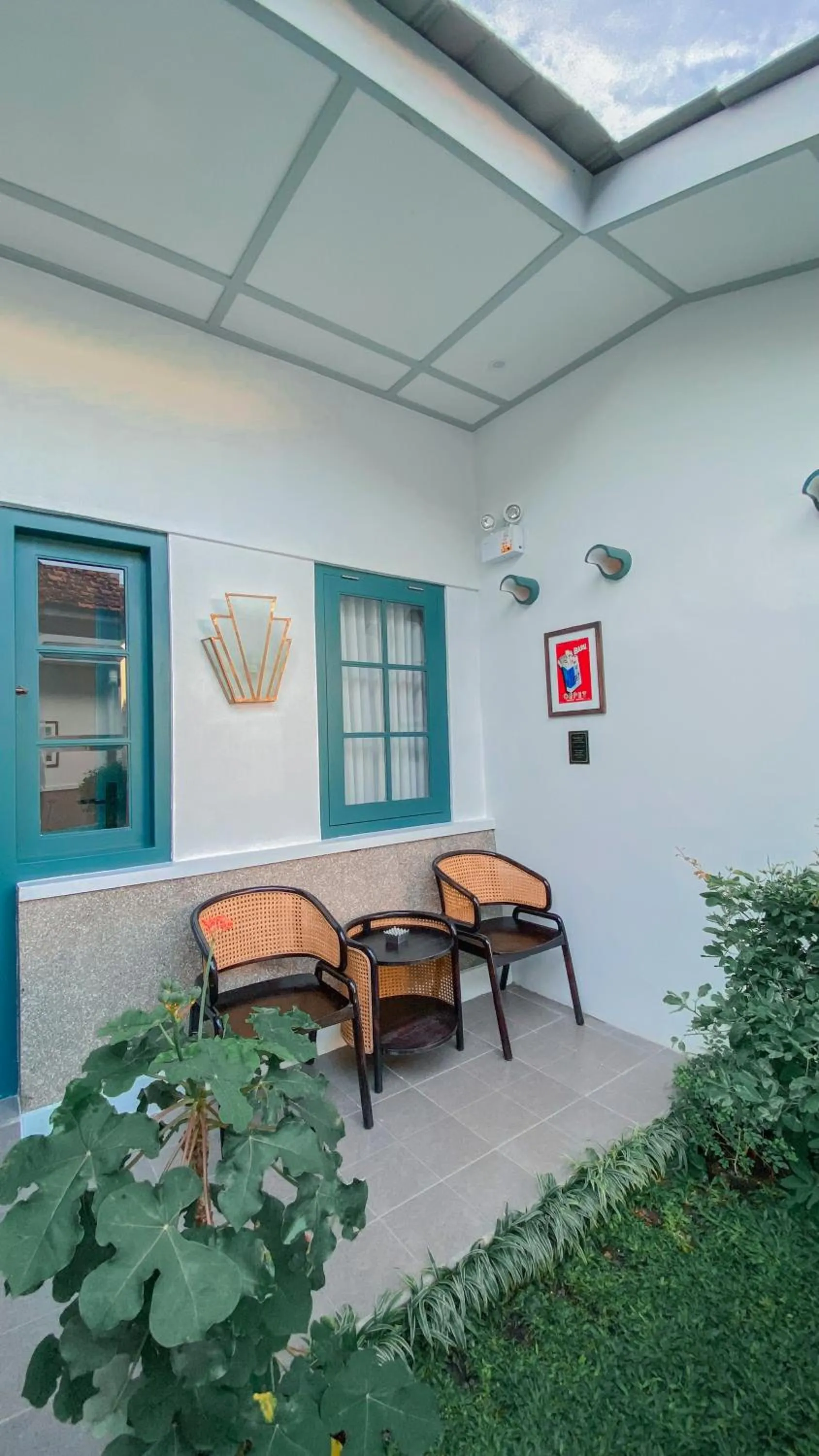 Garden in CERIA HOTEL at Alun Alun Yogyakarta