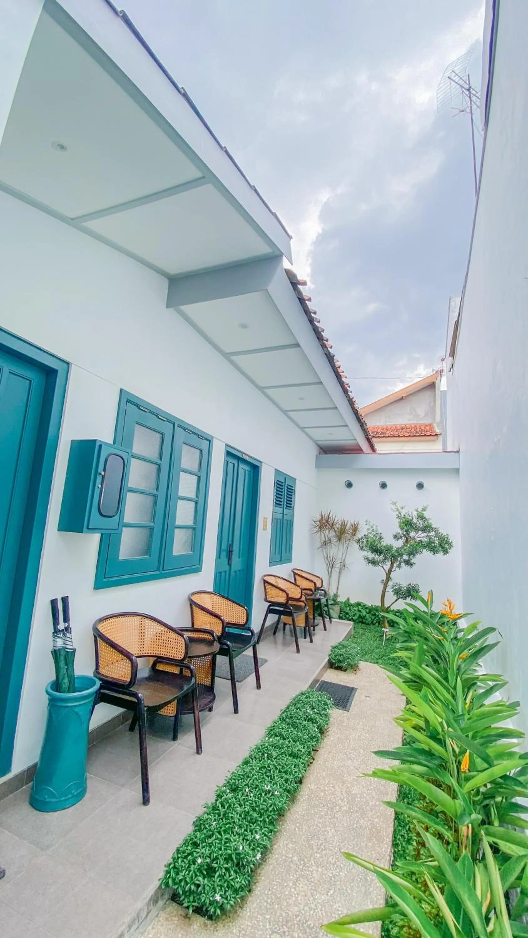 Garden in CERIA HOTEL at Alun Alun Yogyakarta