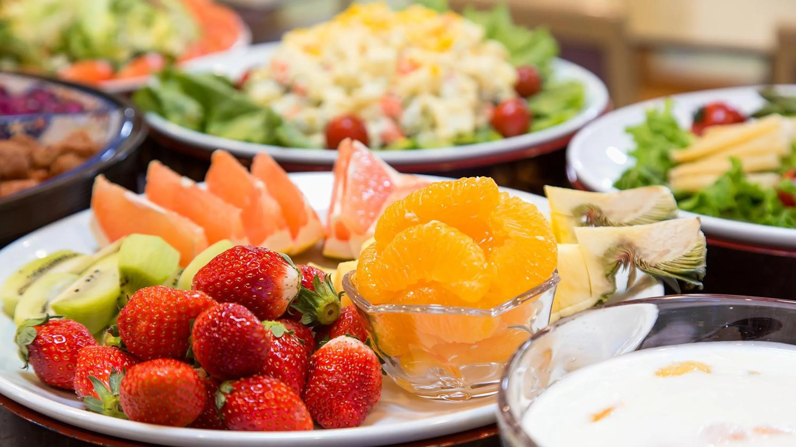Buffet breakfast in Hotel Sato