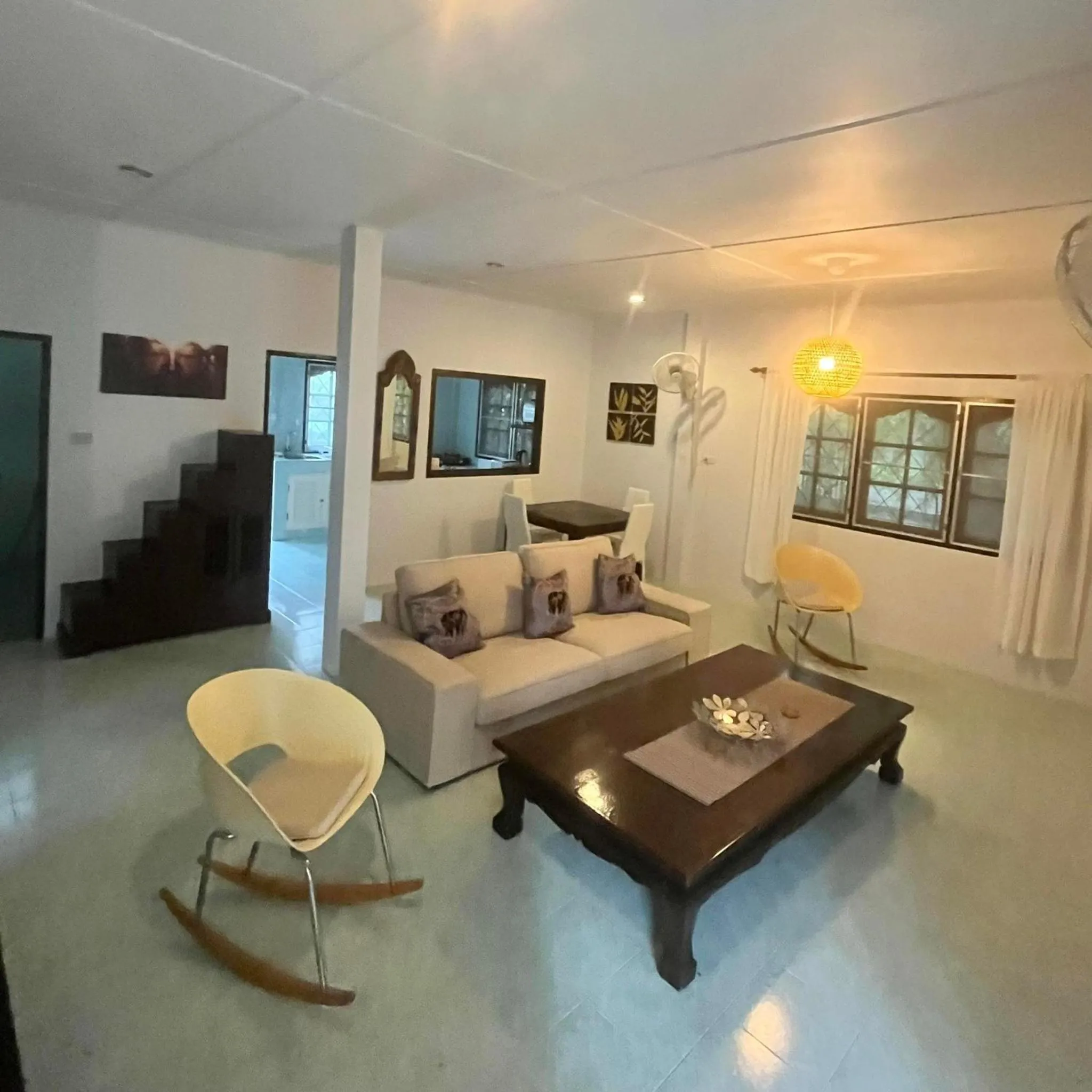 Living room in Baan Sawainam