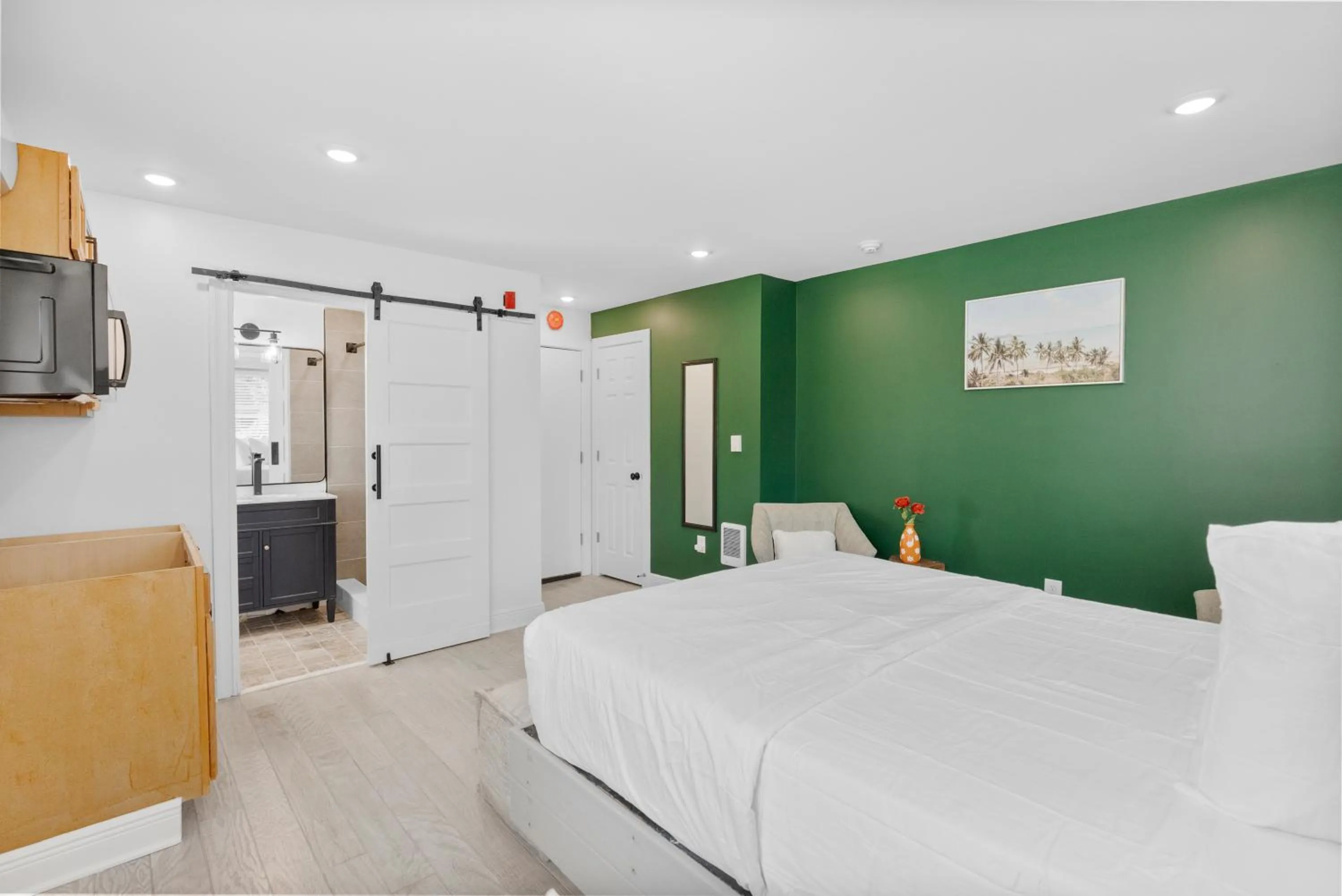 Bedroom, Bed in Upscale Luxury Suites Minutes From Center City