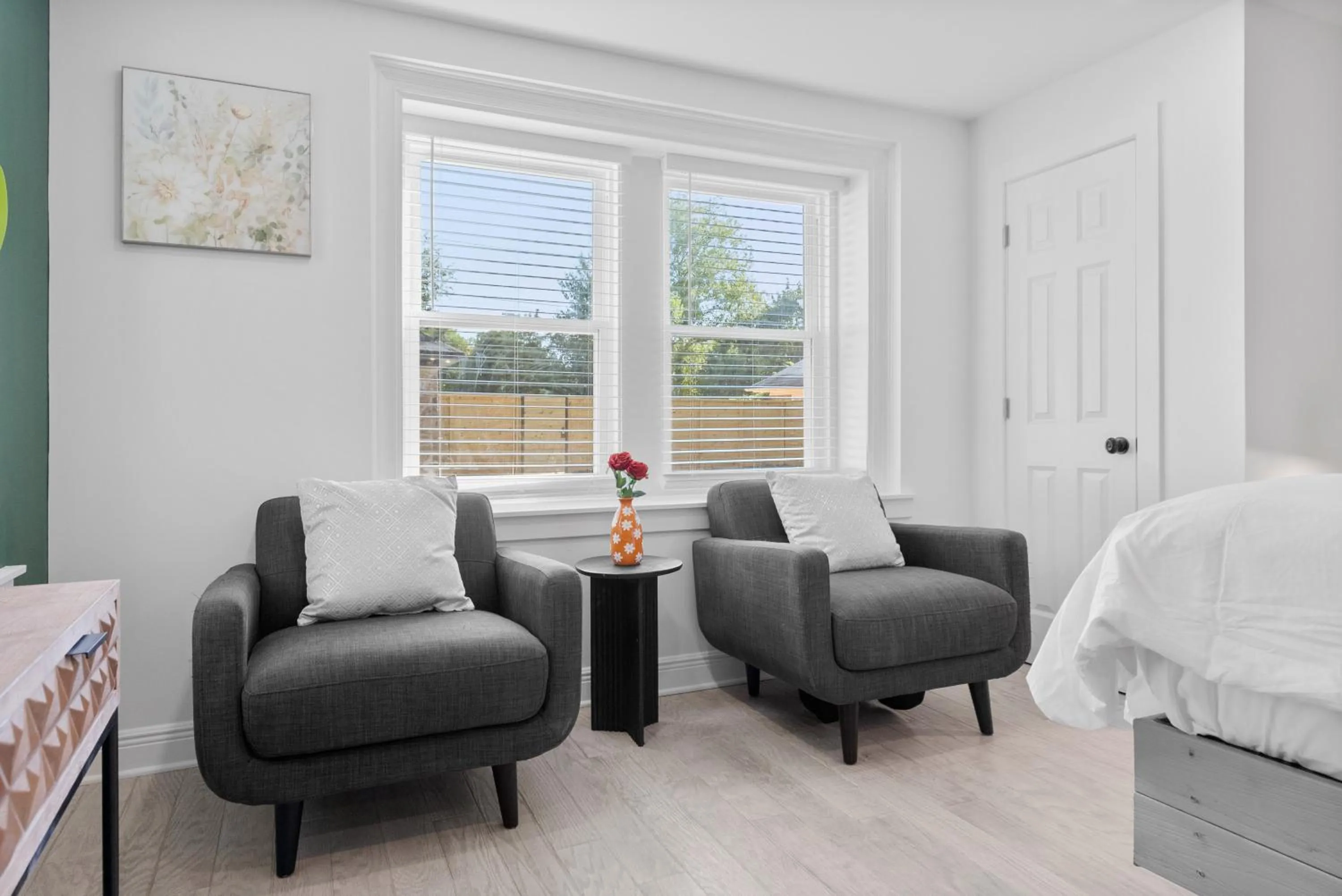 Bedroom, Bed in Upscale Luxury Suites Minutes From Center City