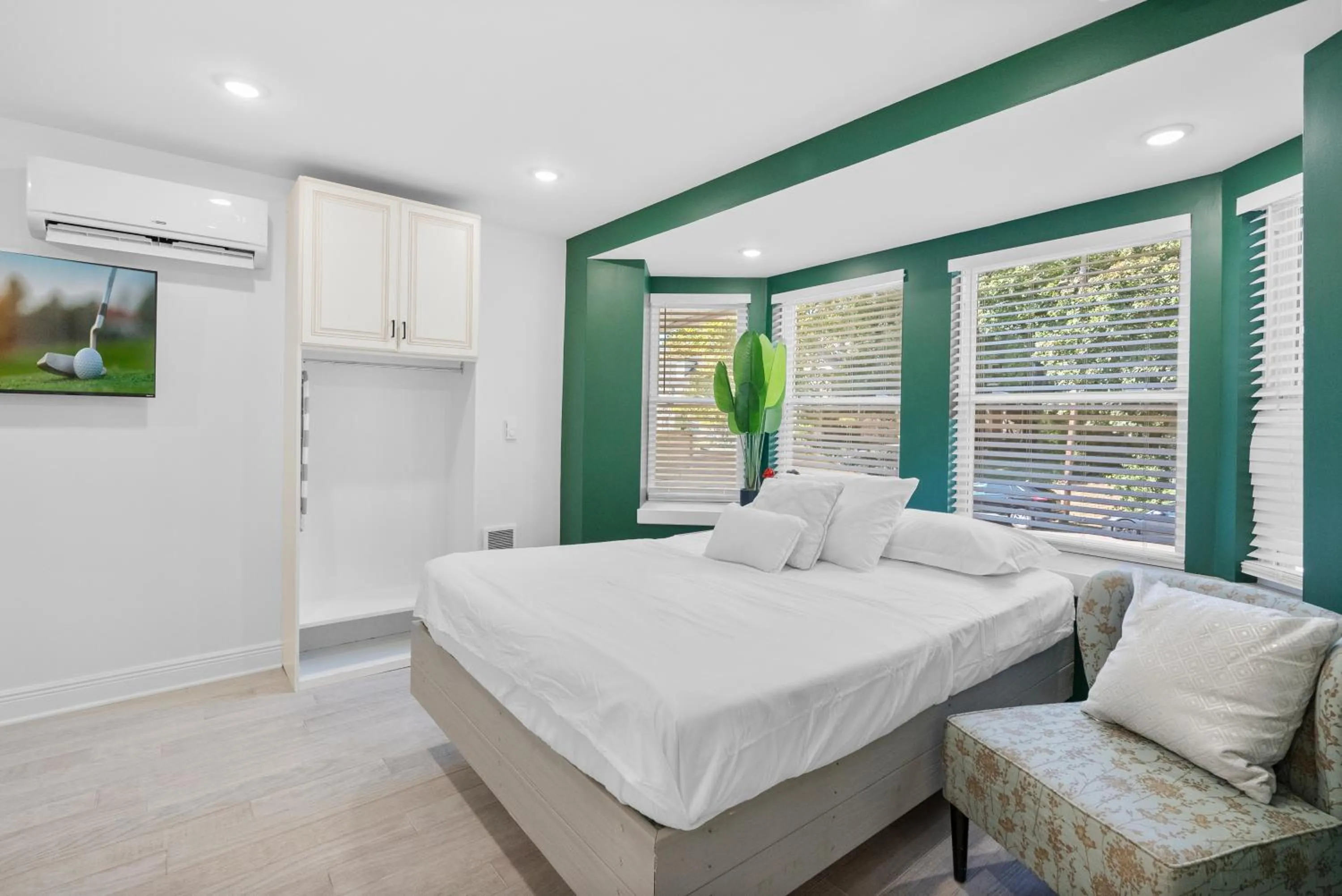 Bedroom, Bed in Upscale Luxury Suites Minutes From Center City