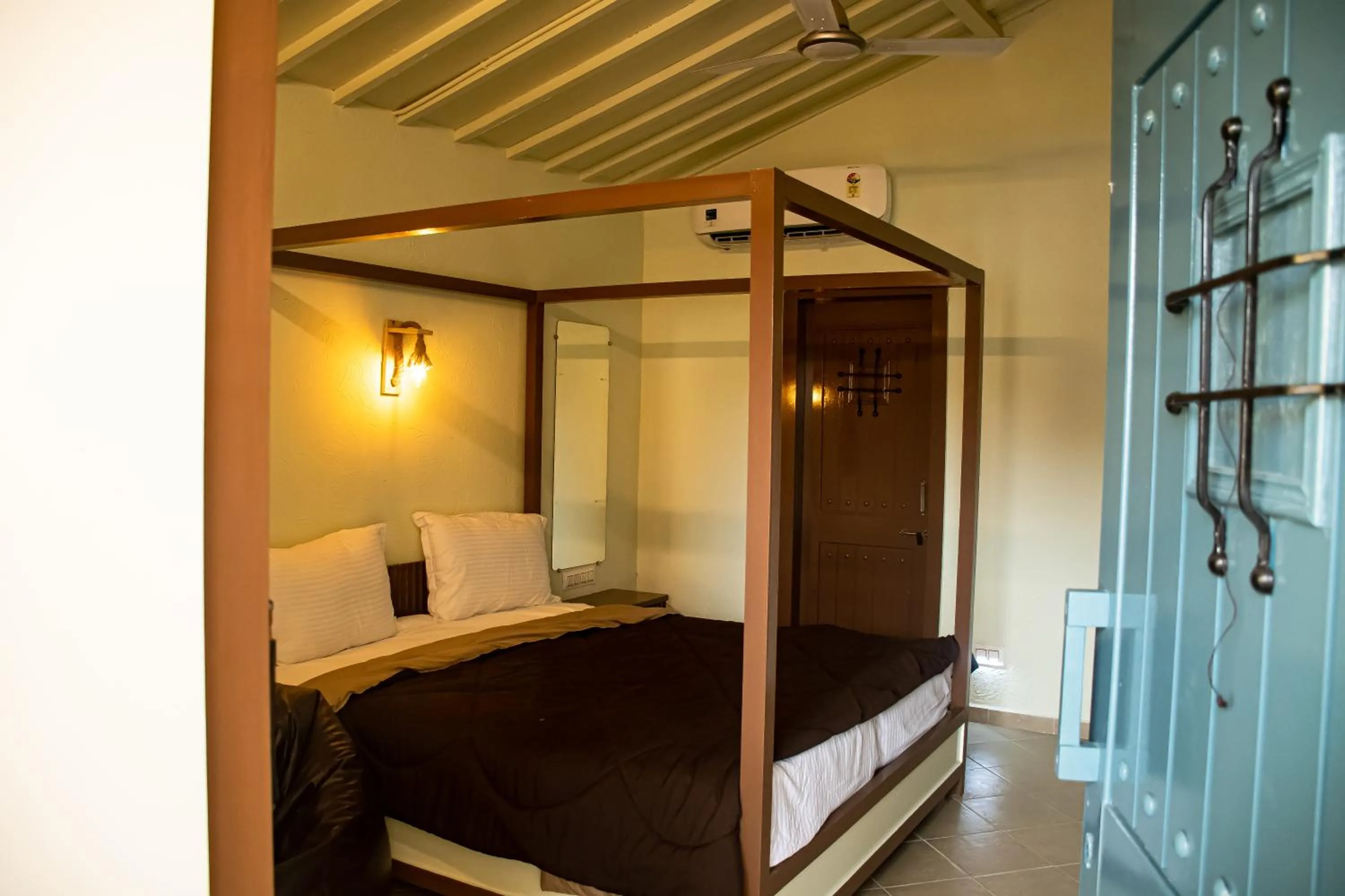 Shower, Bed in The Village Resort Mundra