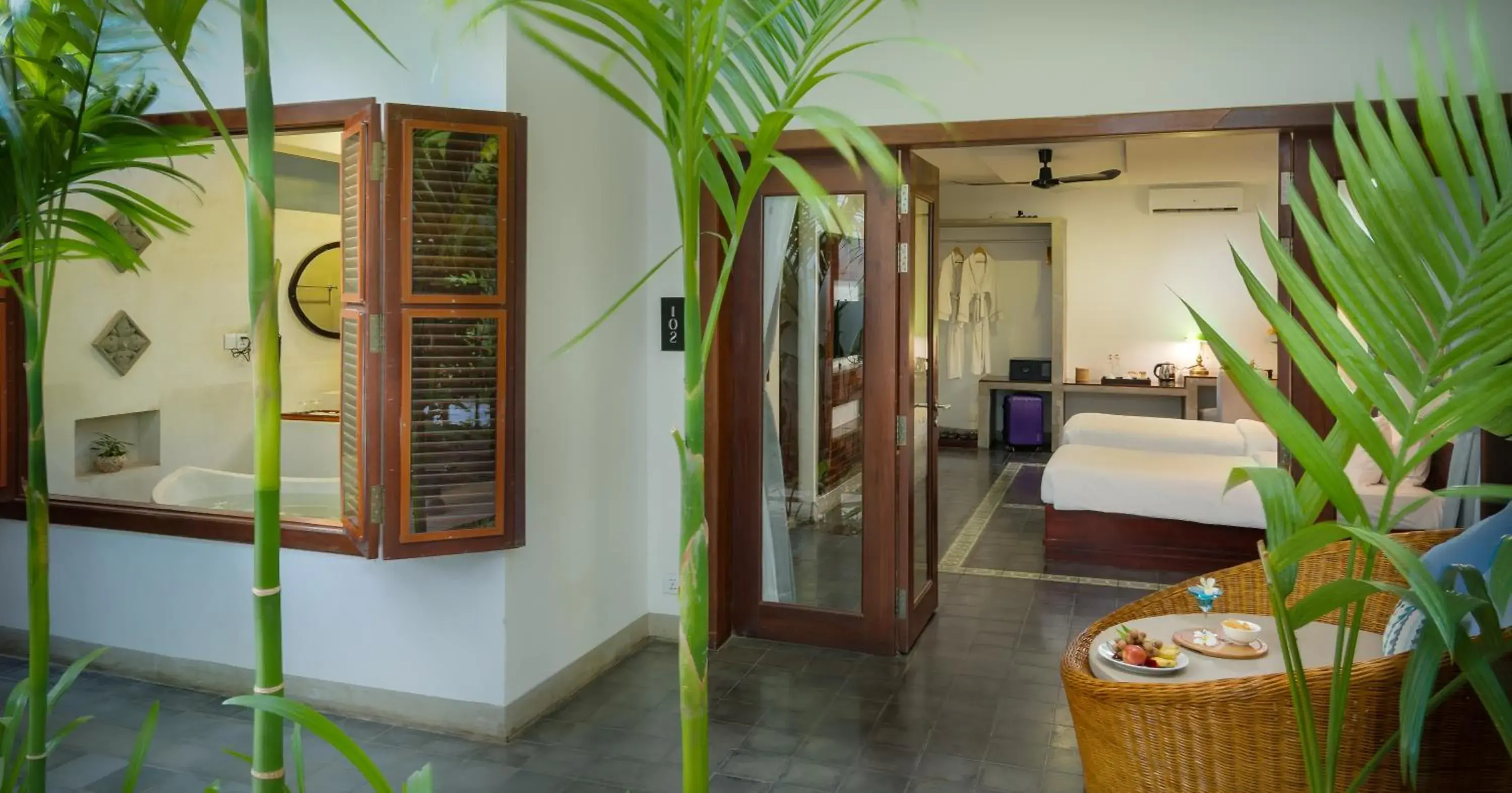 Premier Twin Garden View in Bopha Watbo Residence Premier Twin Garden View in Bopha Watbo Residence