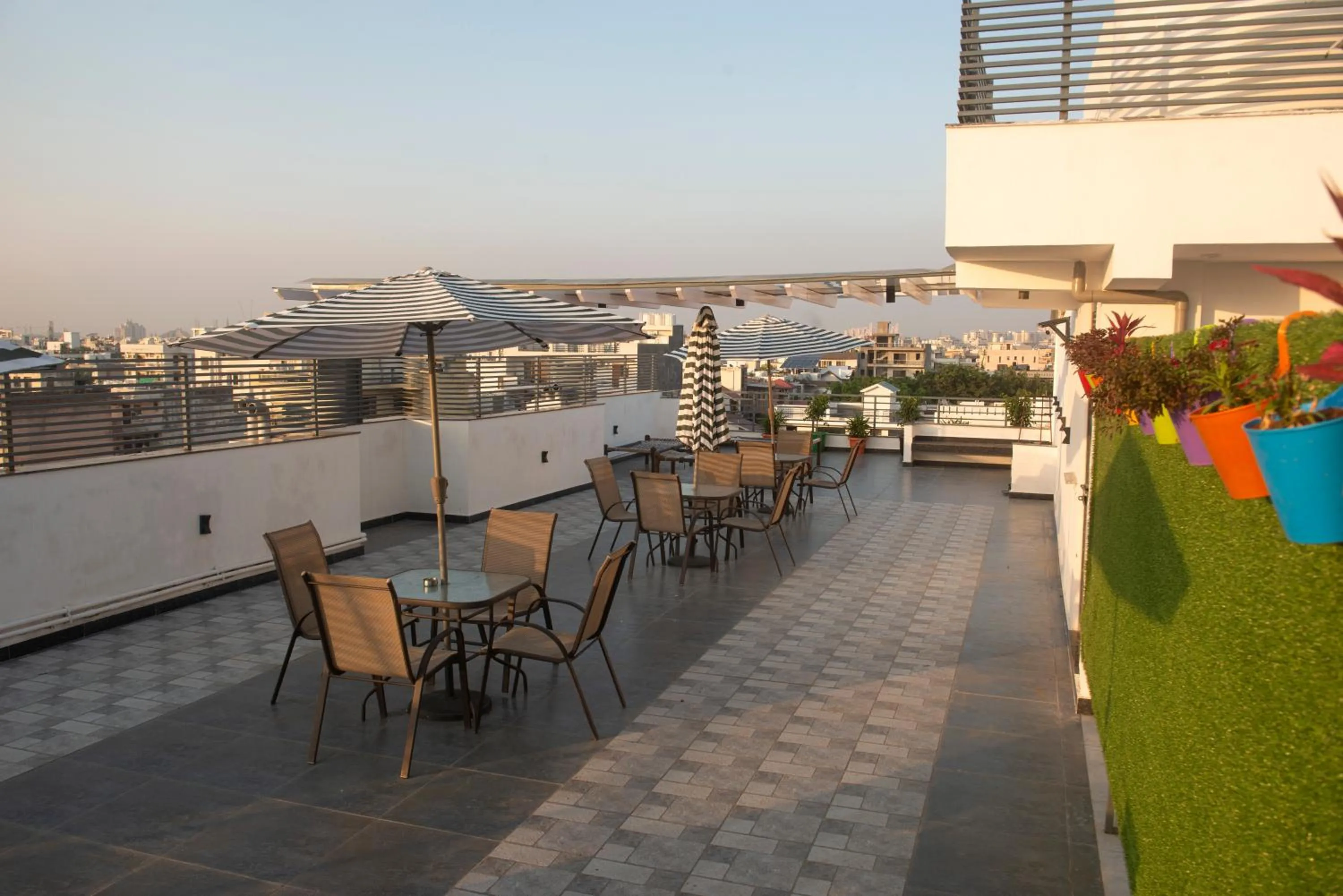 Balcony/Terrace in Posh Residency Artemis Hospital Road Gurgaon