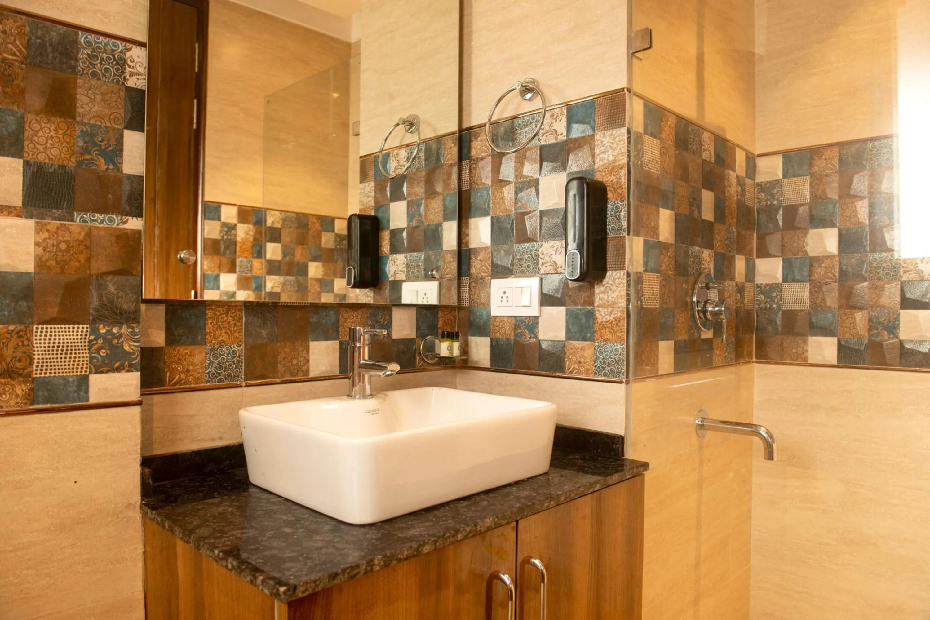 Bathroom in Posh Residency Artemis Hospital Road Gurgaon