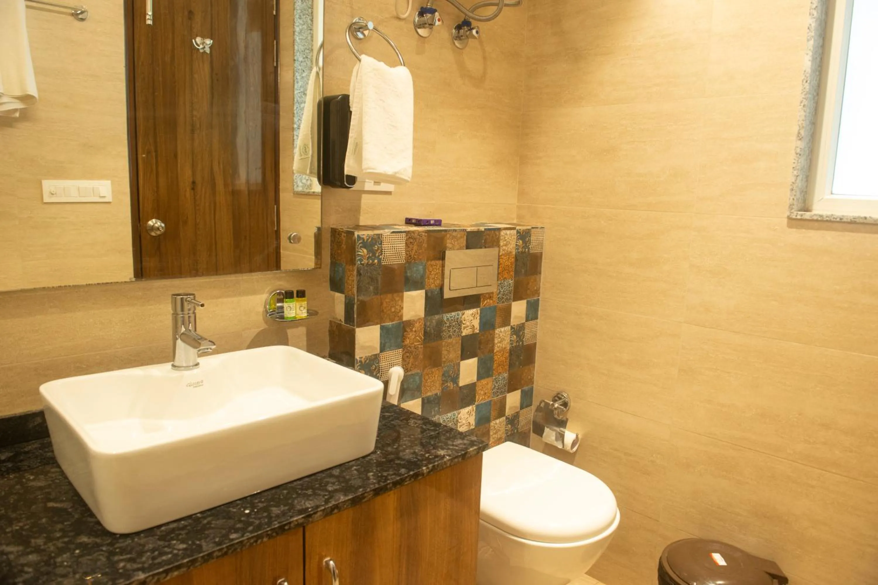 Bathroom in Posh Residency Artemis Hospital Road Gurgaon