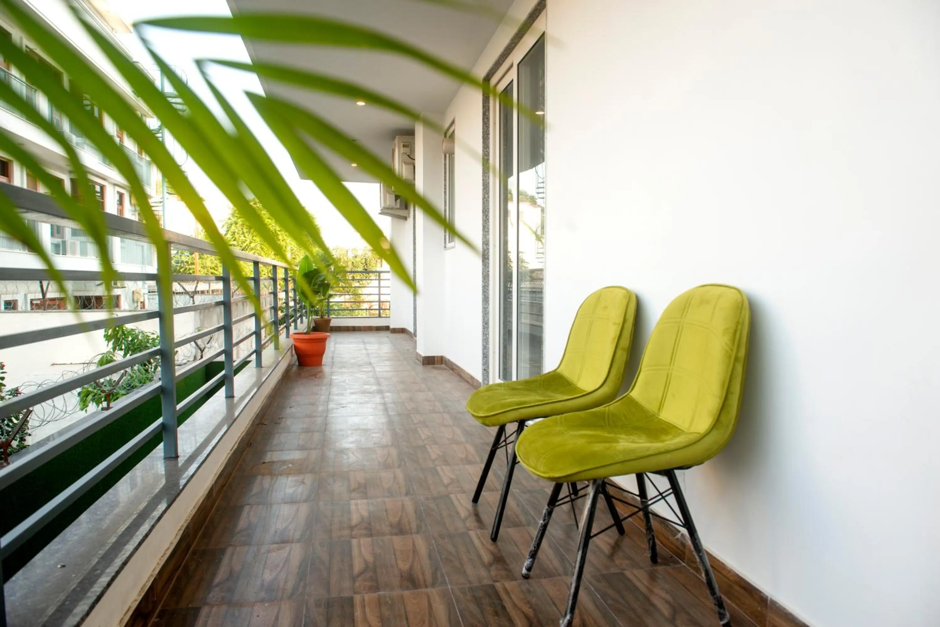 Balcony/Terrace in Posh Residency Artemis Hospital Road Gurgaon