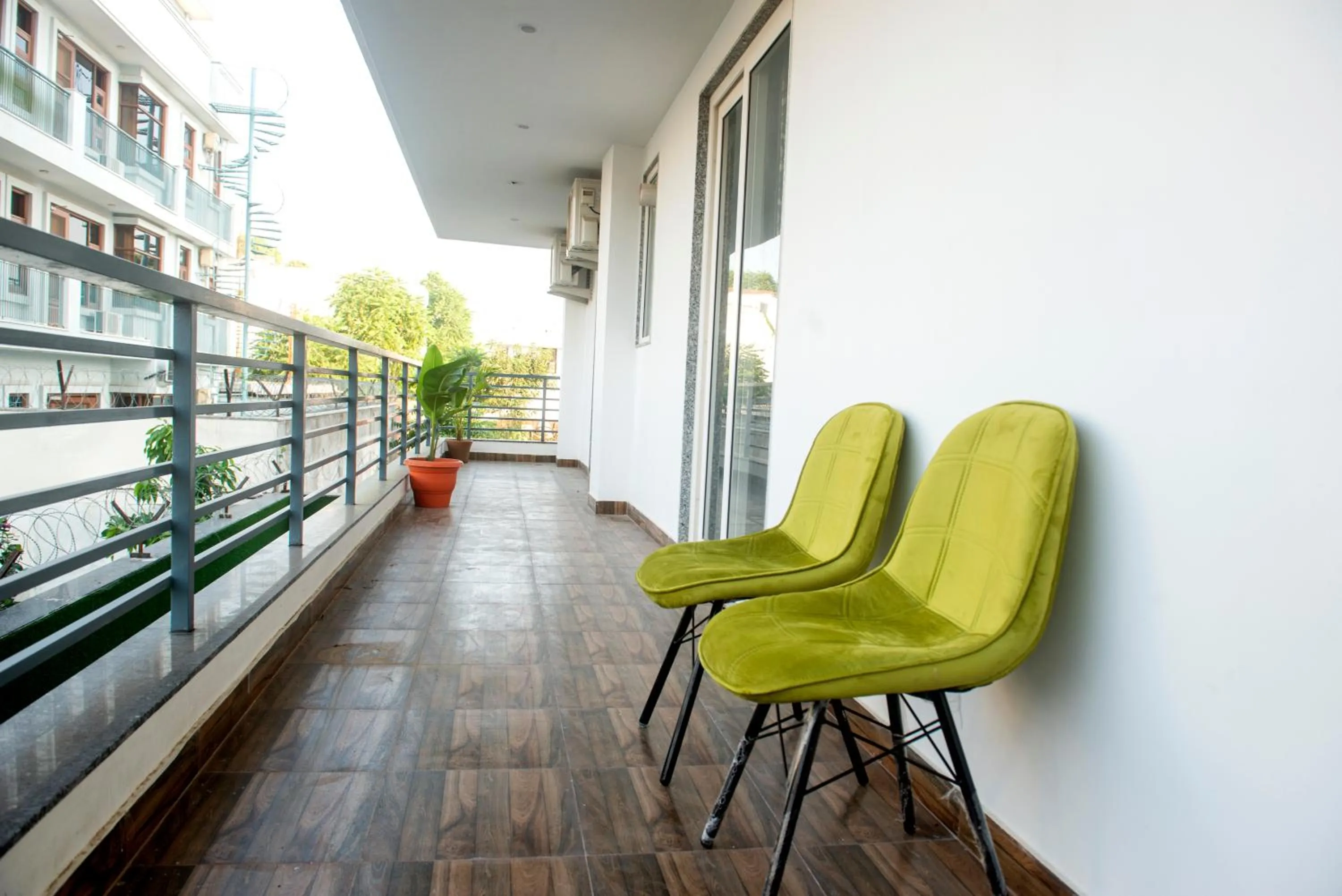 Balcony/Terrace in Posh Residency Artemis Hospital Road Gurgaon