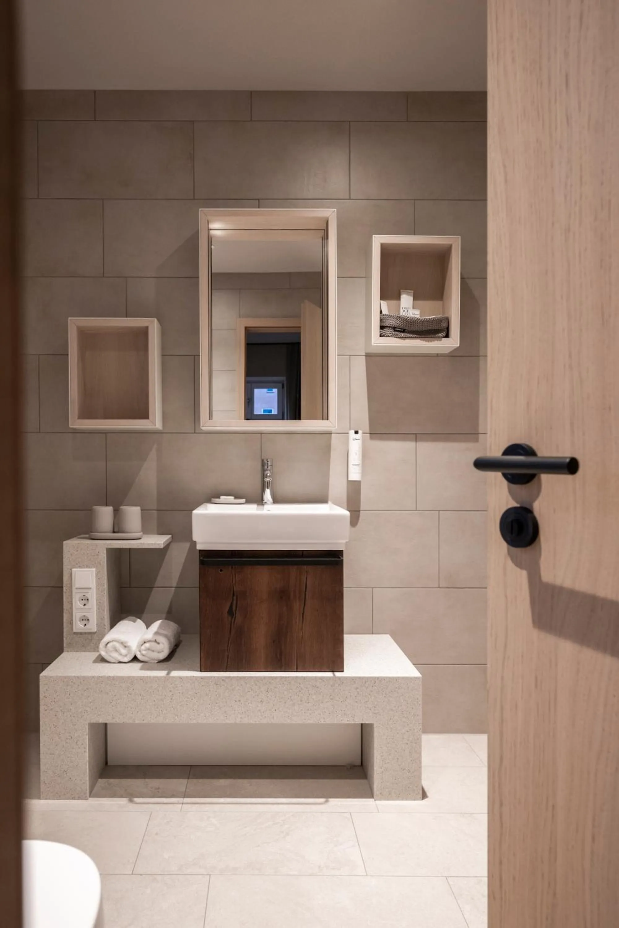 Bathroom in HOTEL & SPA Goldene Rose